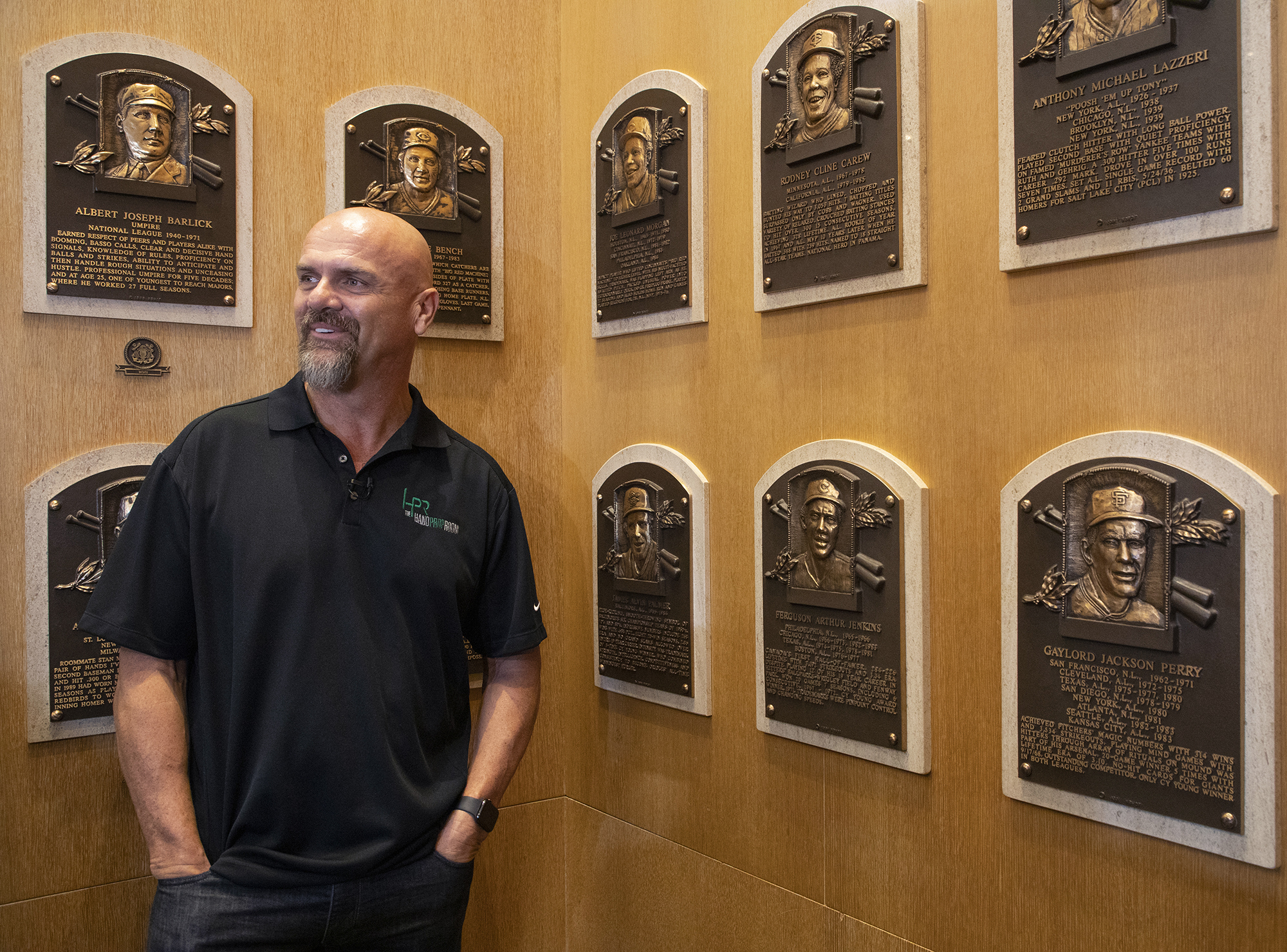 Walker bundle of nerves after touring Hall of Fame