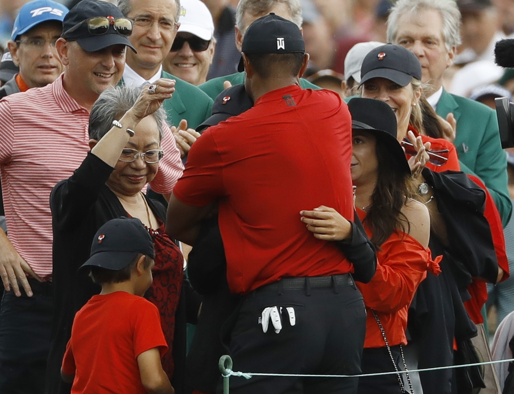 Woods gets emotional talking about Masters win and kids