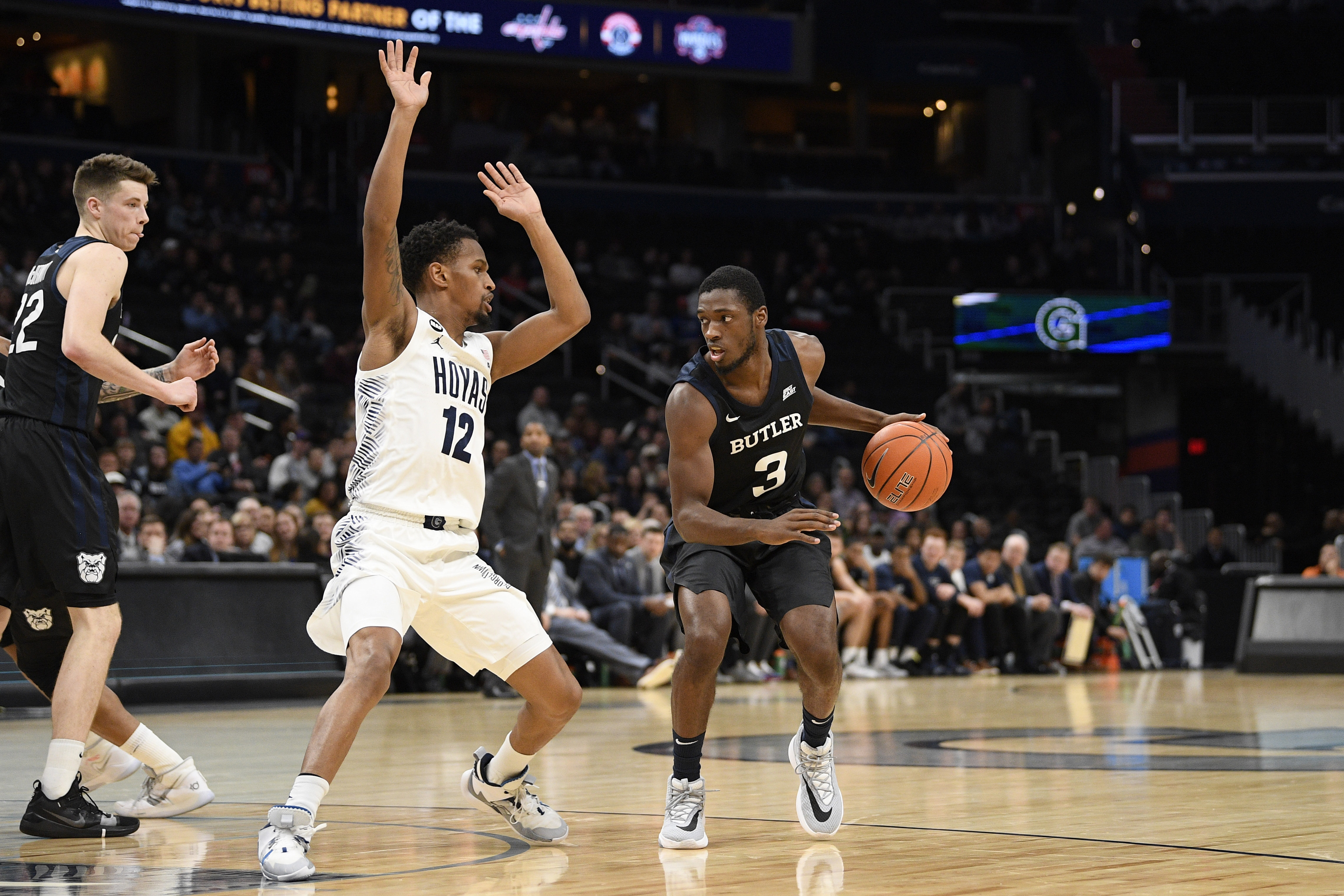 Baldwin heats up again, No. 16 Butler beats Georgetown 69-64