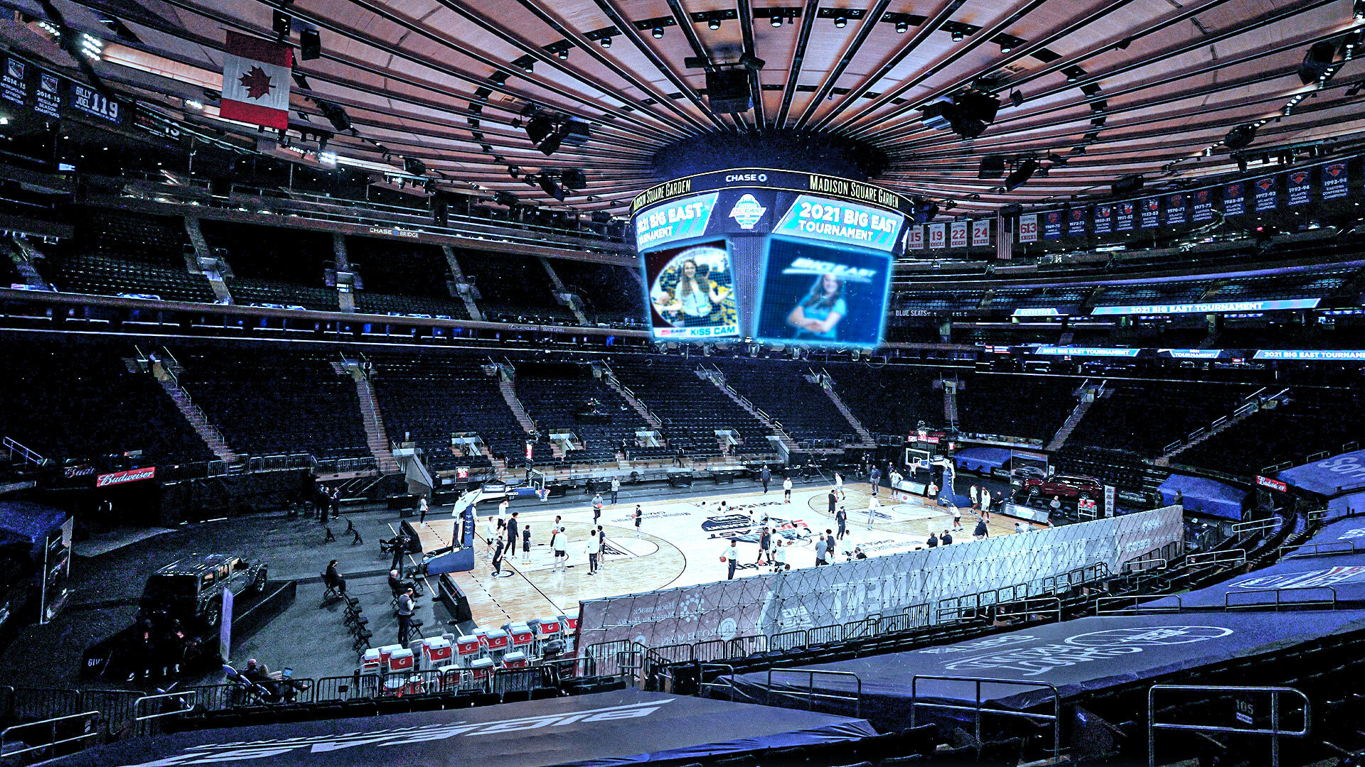 The Big East tournament at Madison Square Garden, a full pandemic year later