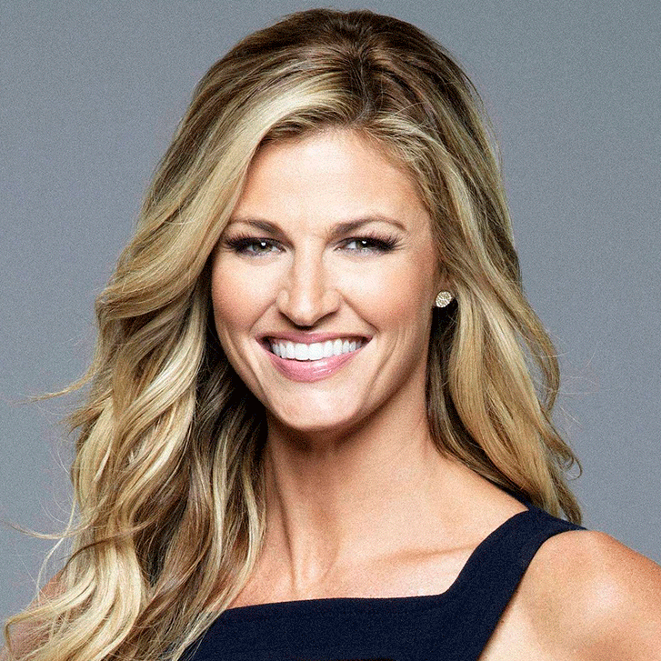 Fox NFL sideline reporter Erin Andrews interviews Dallas Cowboys