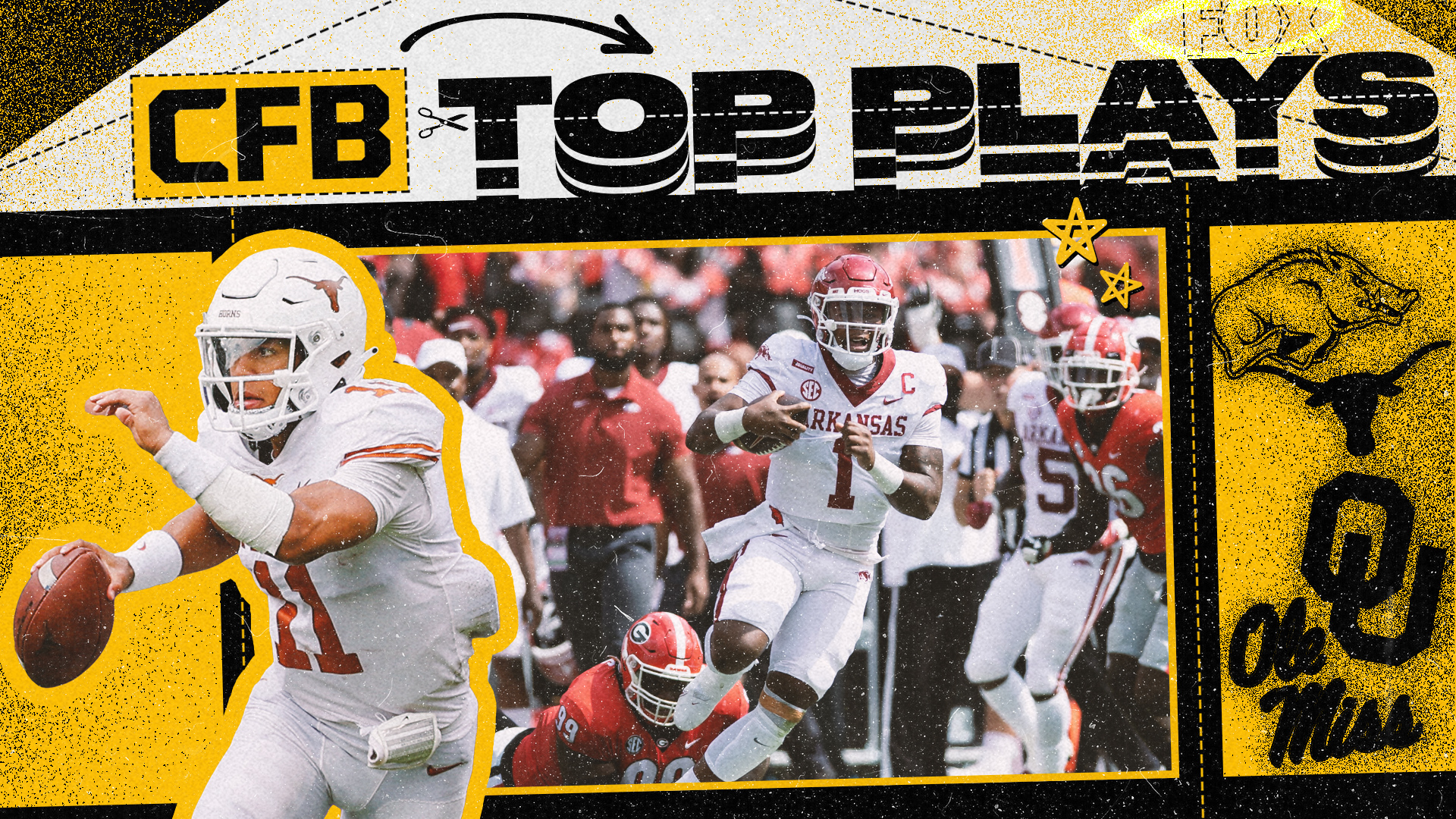 College Football Week 6 Top Plays: Alabama stunned; Iowa gets defensive; OU wins shootout