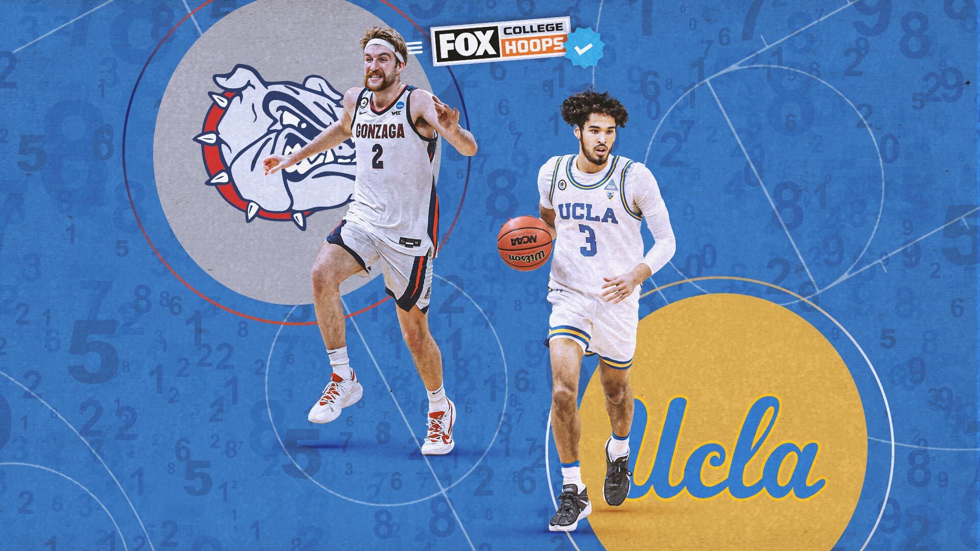 By The Numbers: Gonzaga, UCLA clash in battle of No. 1 vs. No. 2