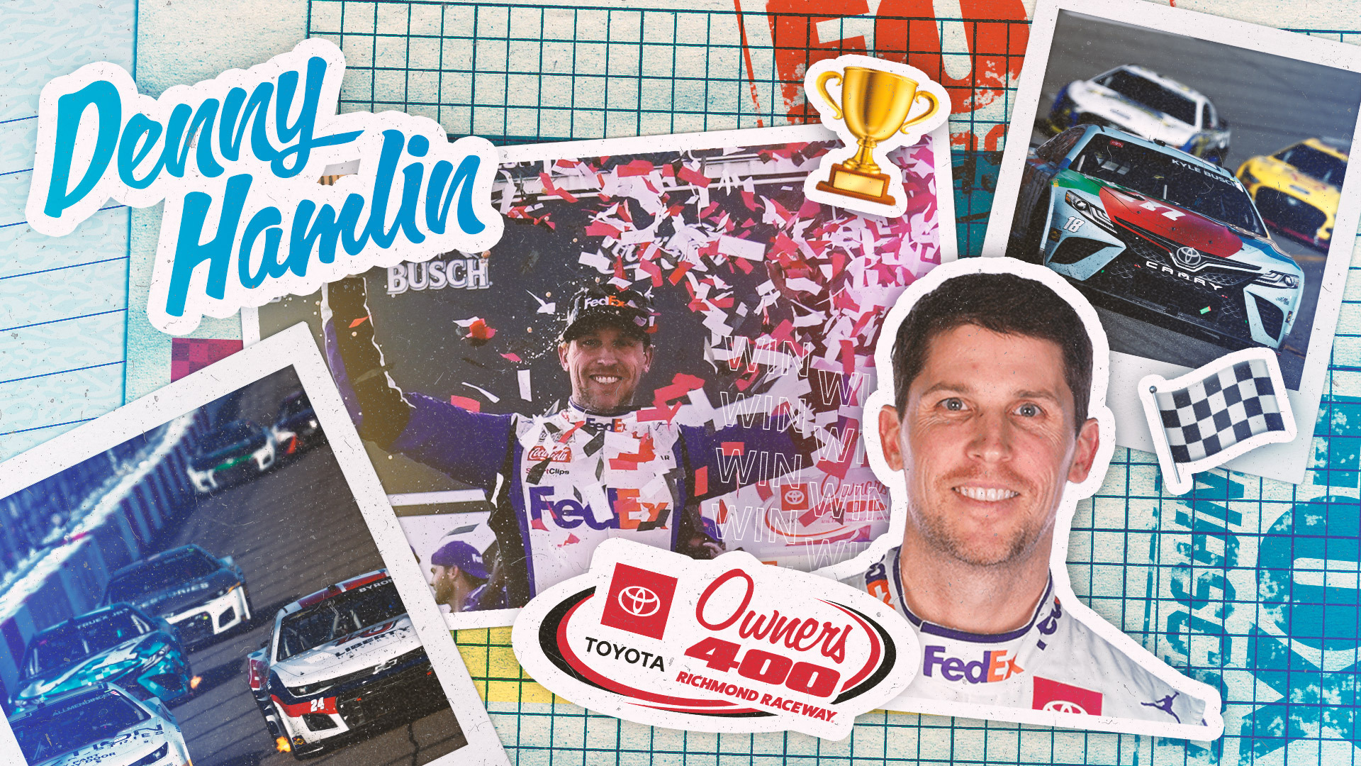 Denny Hamlin turns his season around with win at Richmond