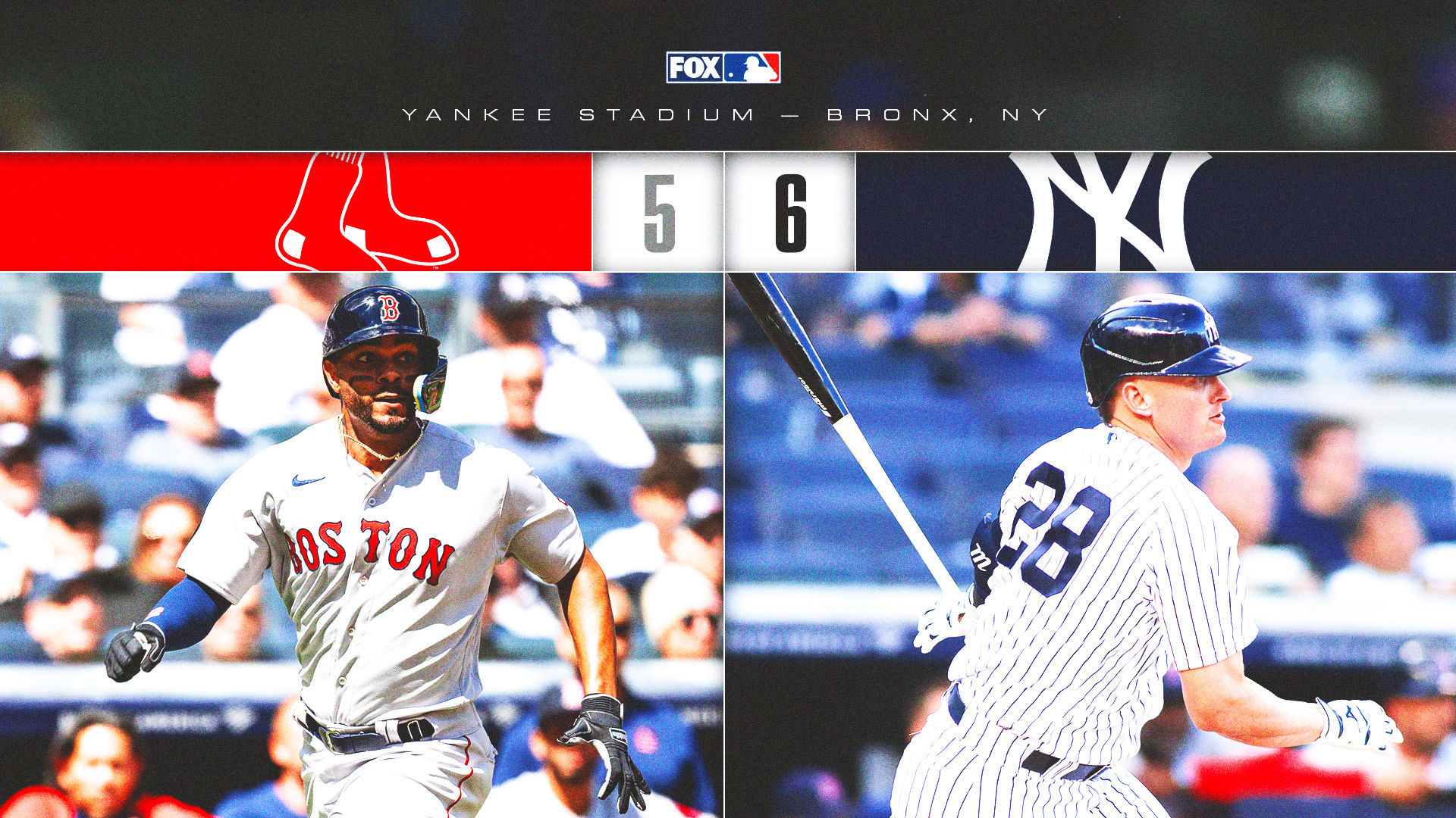 MLB - Red Sox 𝐯𝐬. Yankees tonight on Sunday Night
