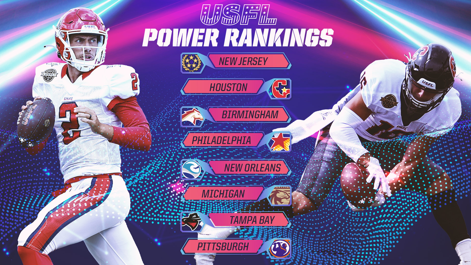USFL Week 9 Power Rankings: Generals take top spot