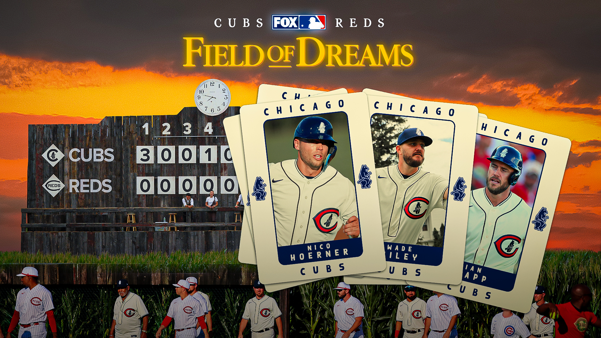 reds cubs field of dreams