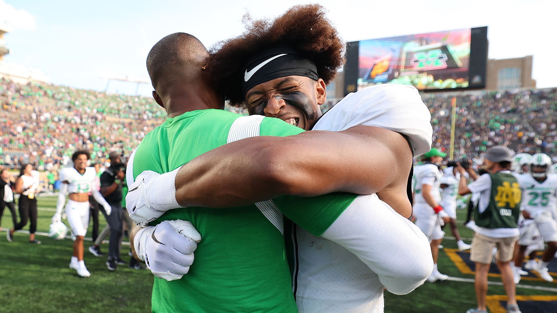 Marshall upsets No. 8 ND 26-21; Freeman to 0-3 for Irish