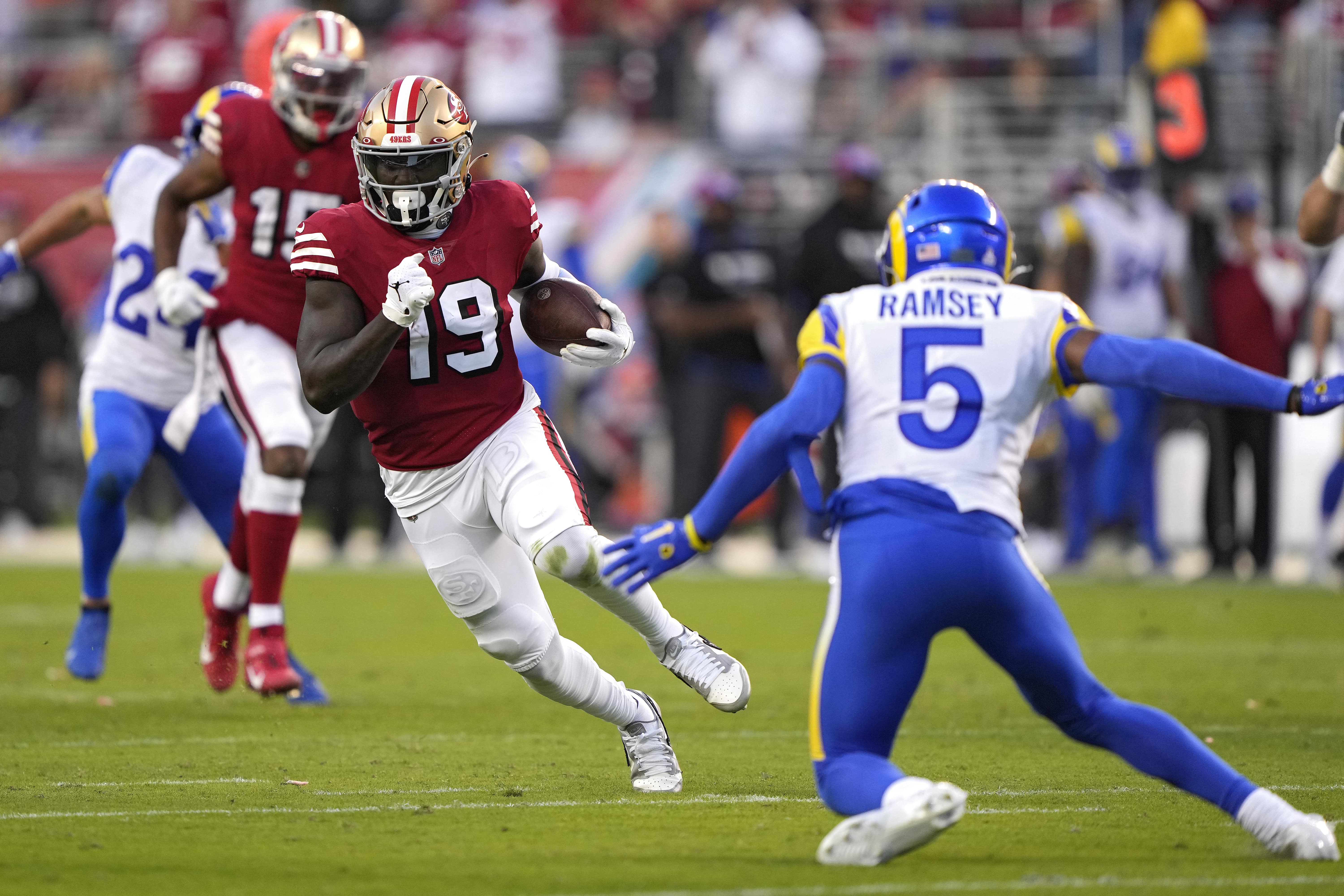 Deebo Samuel, 49ers' defense shine in win over Rams: 'He delivers' thumbnail