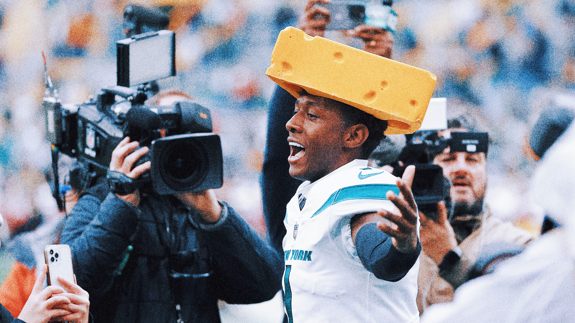 Sauce Gardner dons Cheesehead after Jets upset Packers