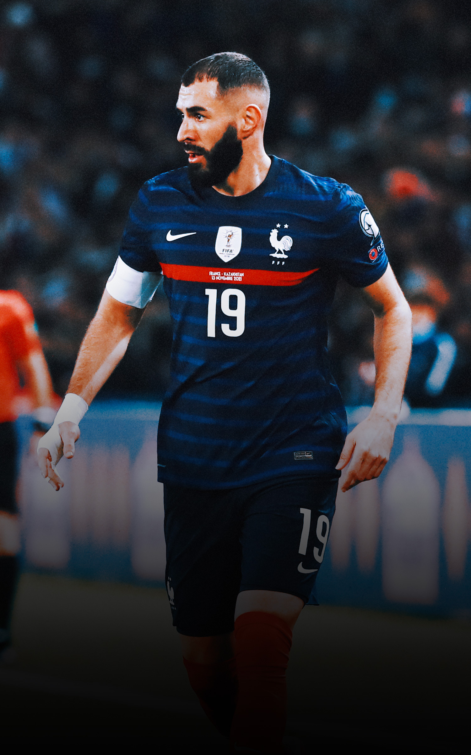 2022W杯 フランス代表 Benzema ユニフォーム Karim Benzema injury: France remains optimistic about World