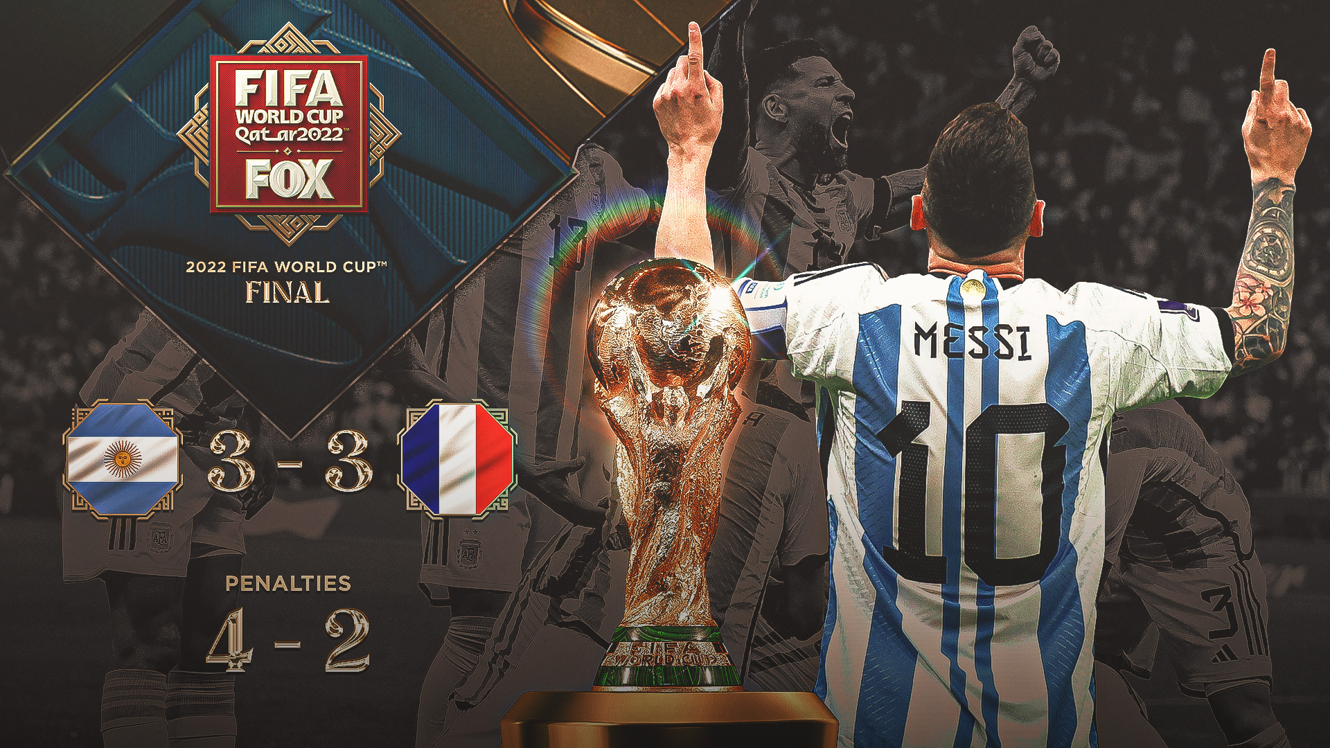 Argentina vs. France highlights: Messi, Argentina win World Cup in PKs