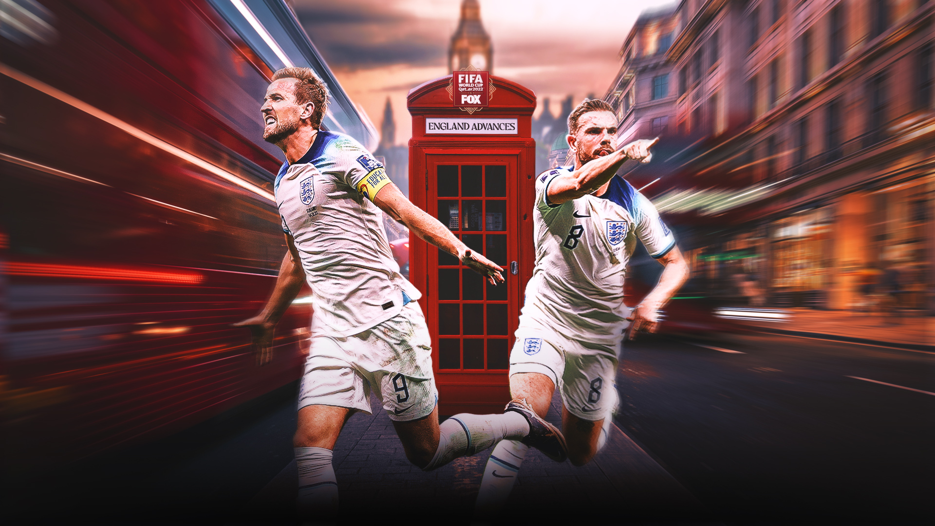 Harry Kane #9 England National Team FIFA World Cup Qatar 2022