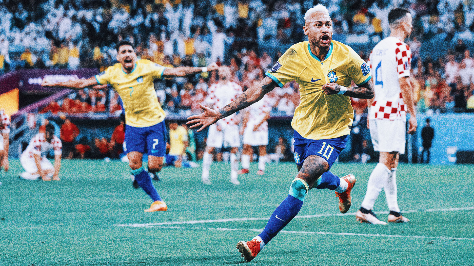 Neymar ties Pelé's all-time record for goals scored in Brazil's loss