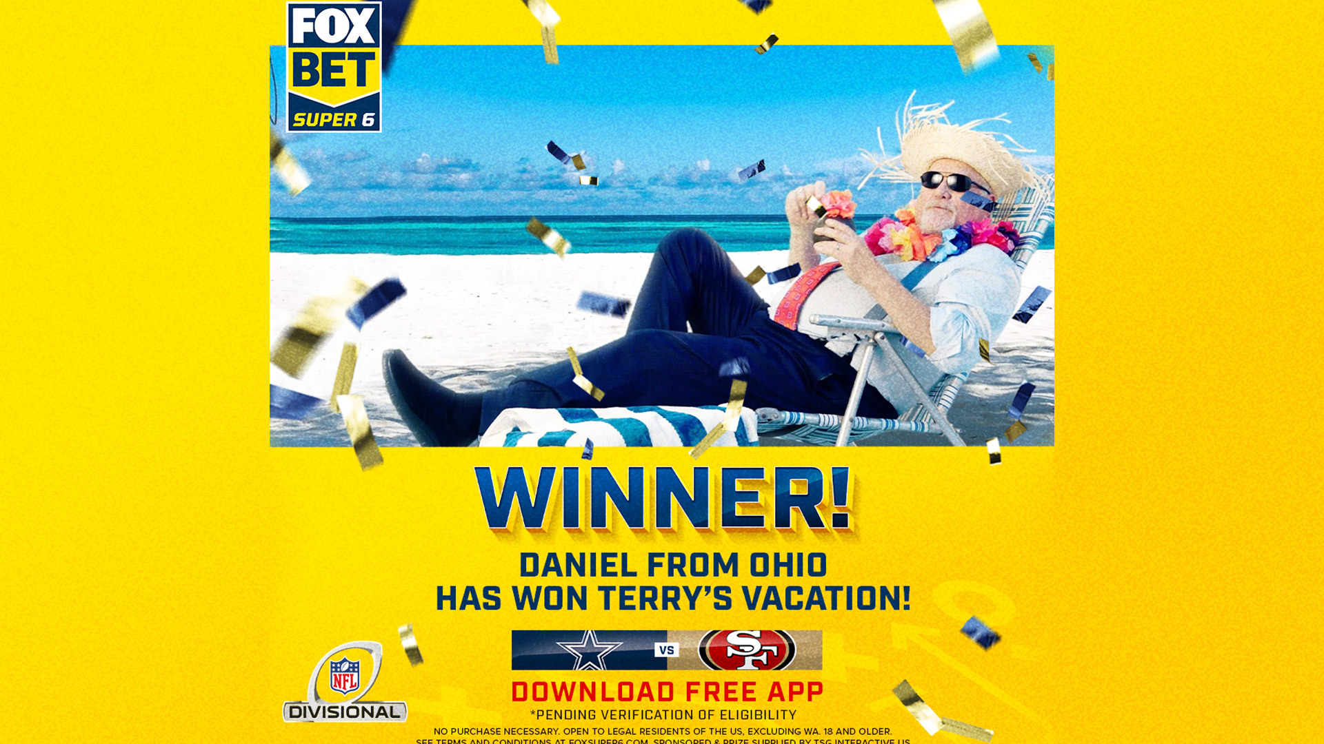 Cowboys fan scores FOX Bet Super 6 expenses-paid getaway vacation