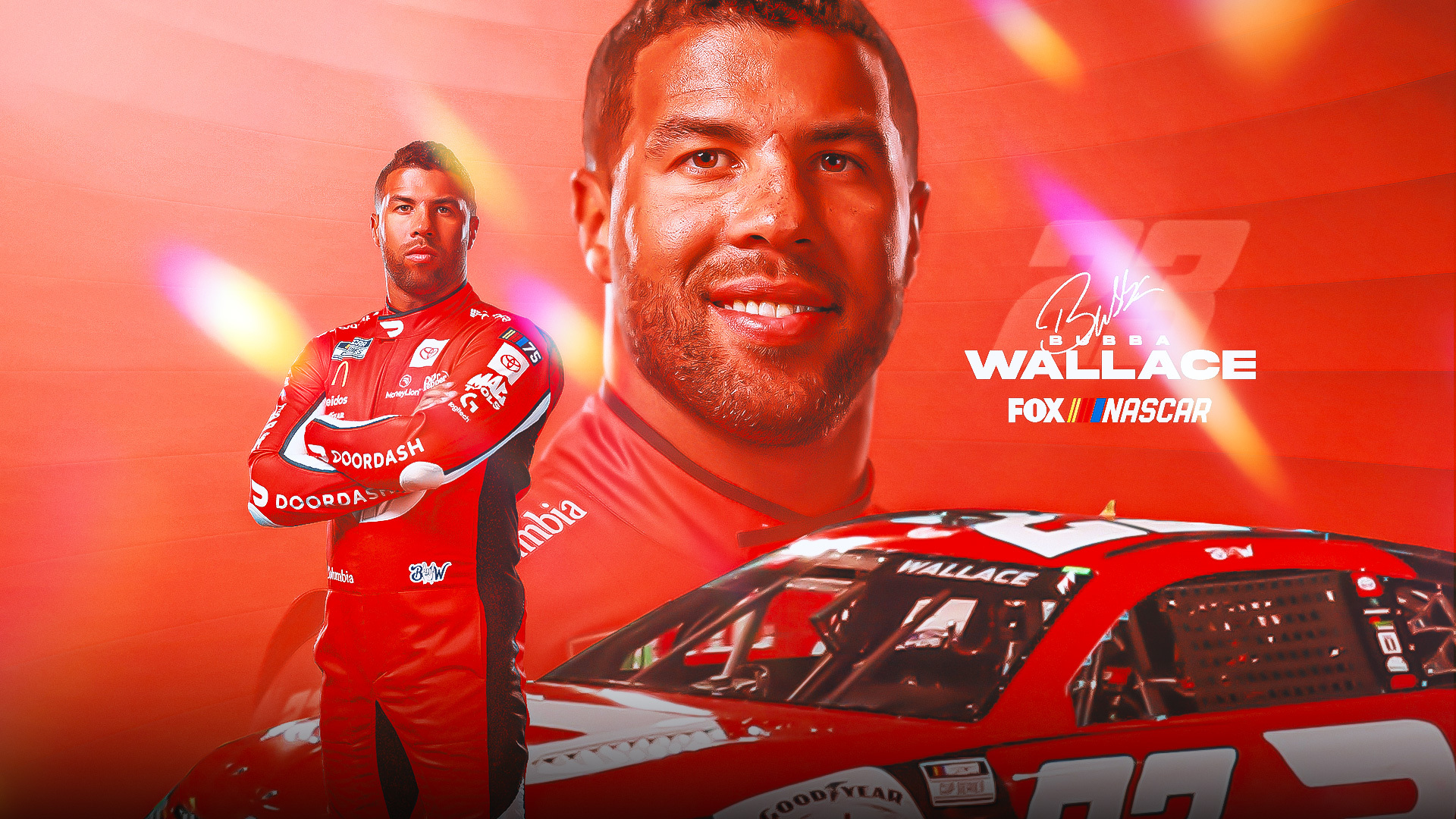 Bubba Wallace can't escape the spotlight. But he just wants to win races
