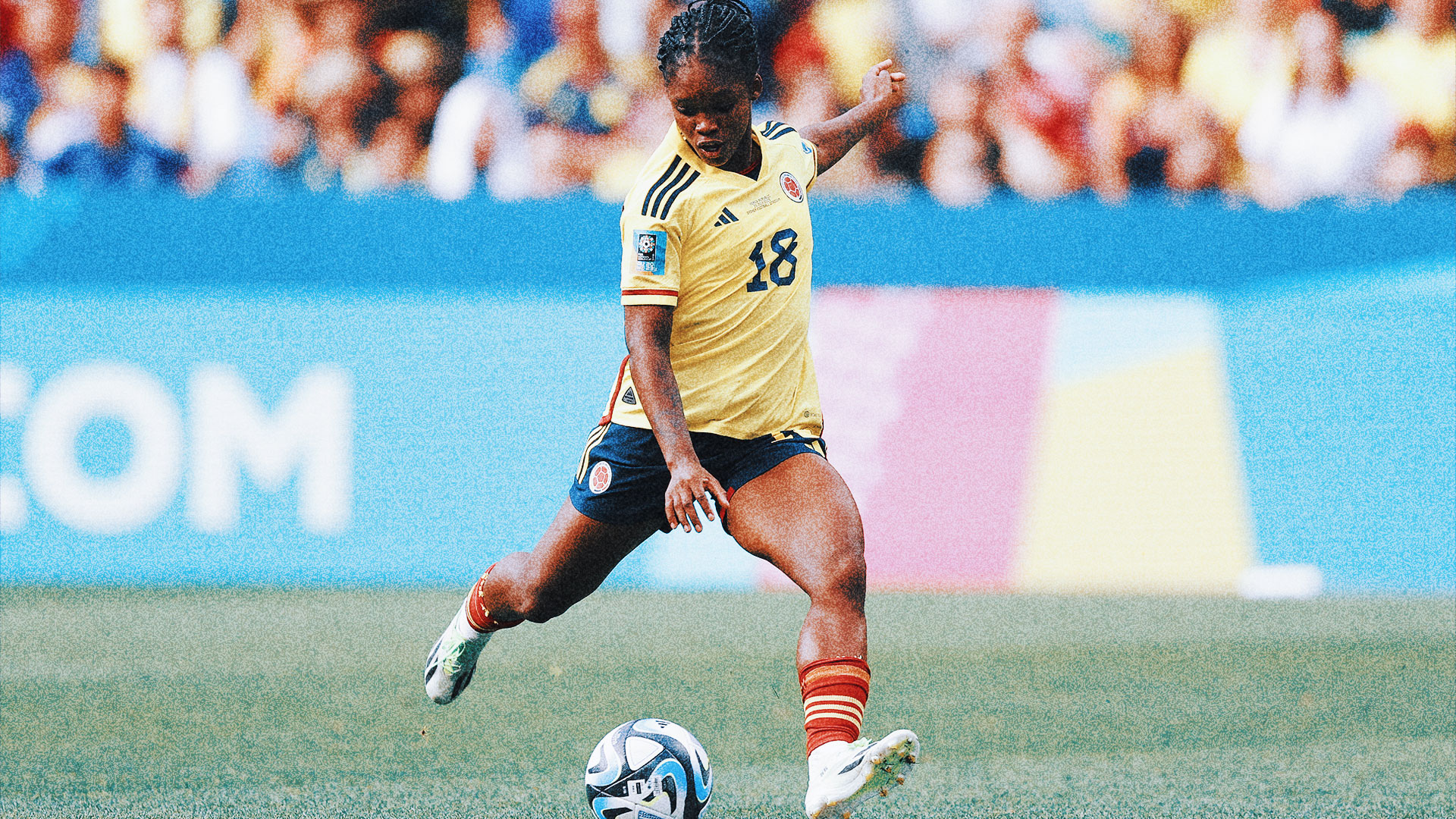 Cancer survivor Linda Caicedo scores in Colombia’s 2-0 win over South Korea