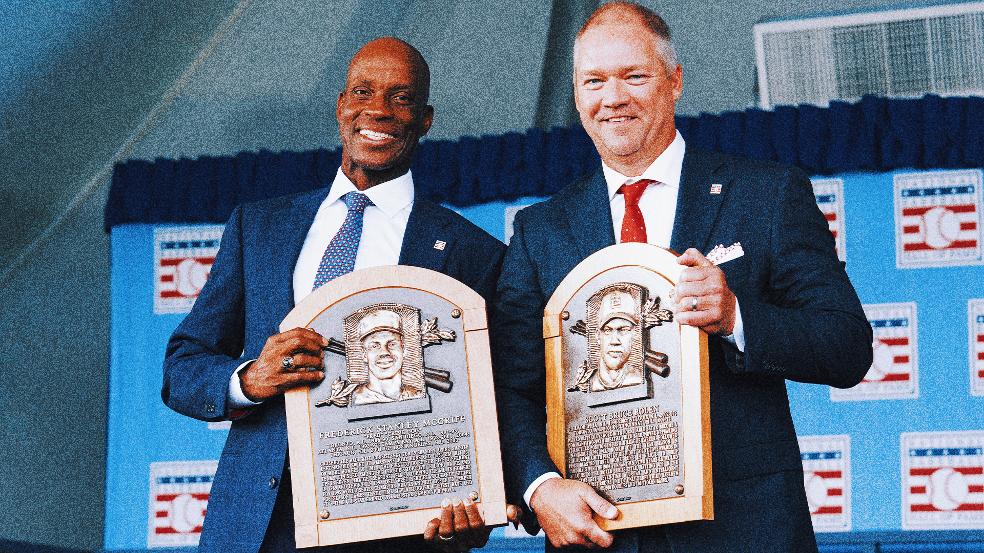 Scott Rolen credits his parents, Fred McGriff thanks fellow players at Hall of Fame induction