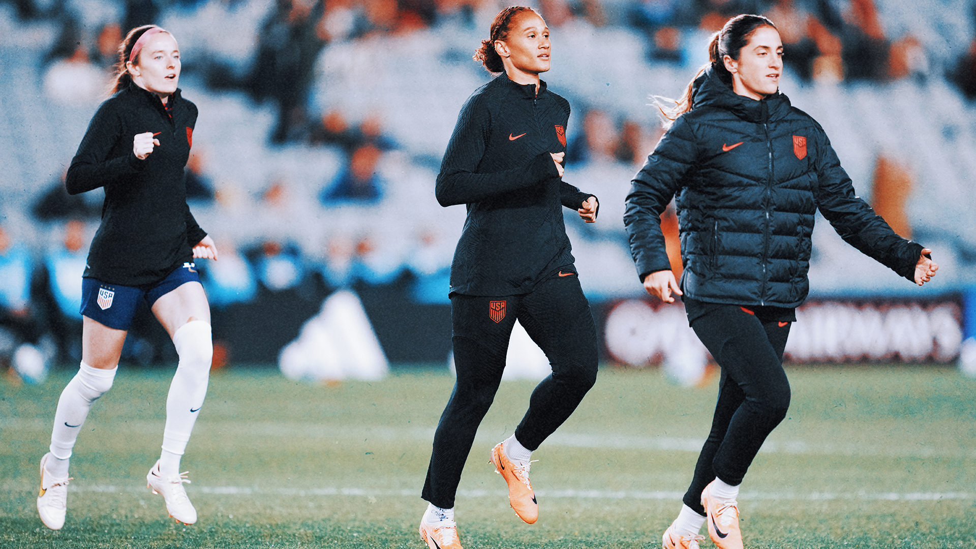 How does USWNT replace suspended Rose Lavelle?