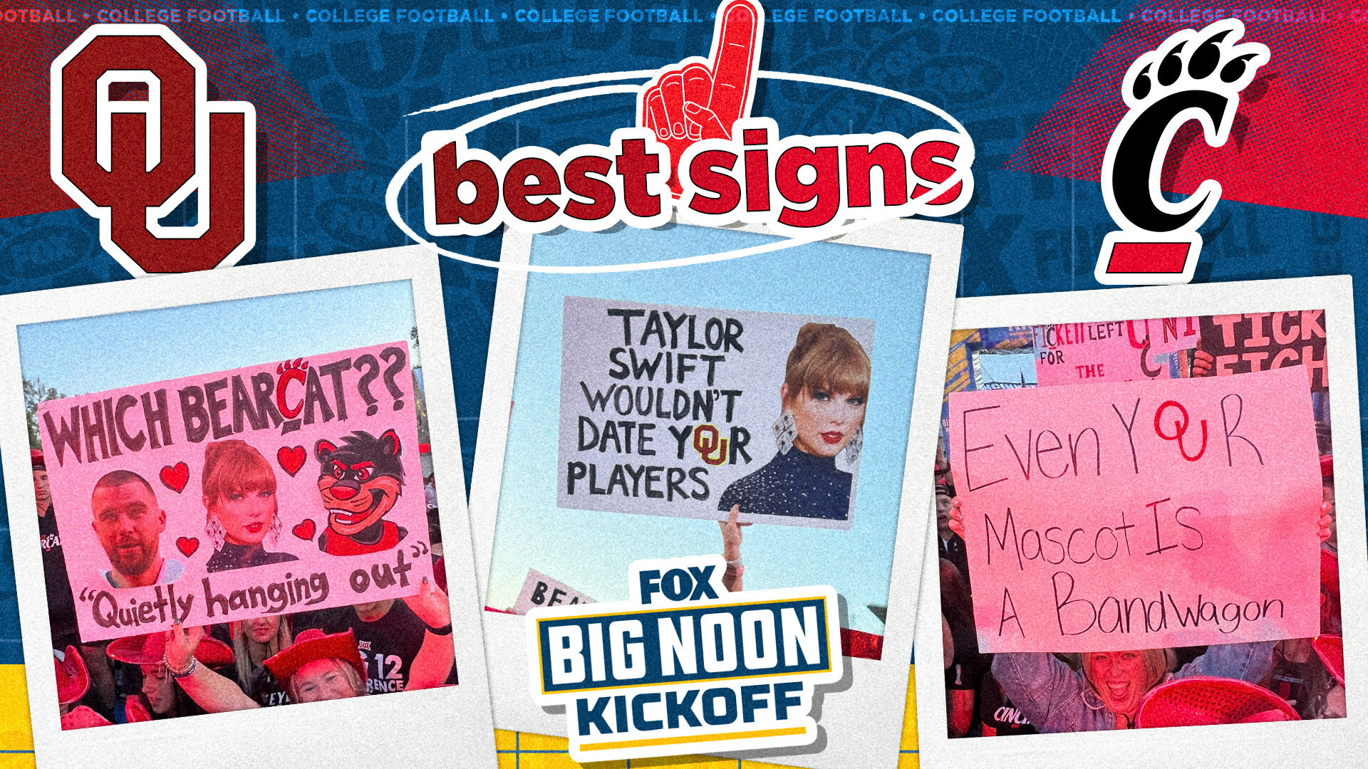 Big Noon Kickoff: Best signs from Oklahoma vs. Cincinnati