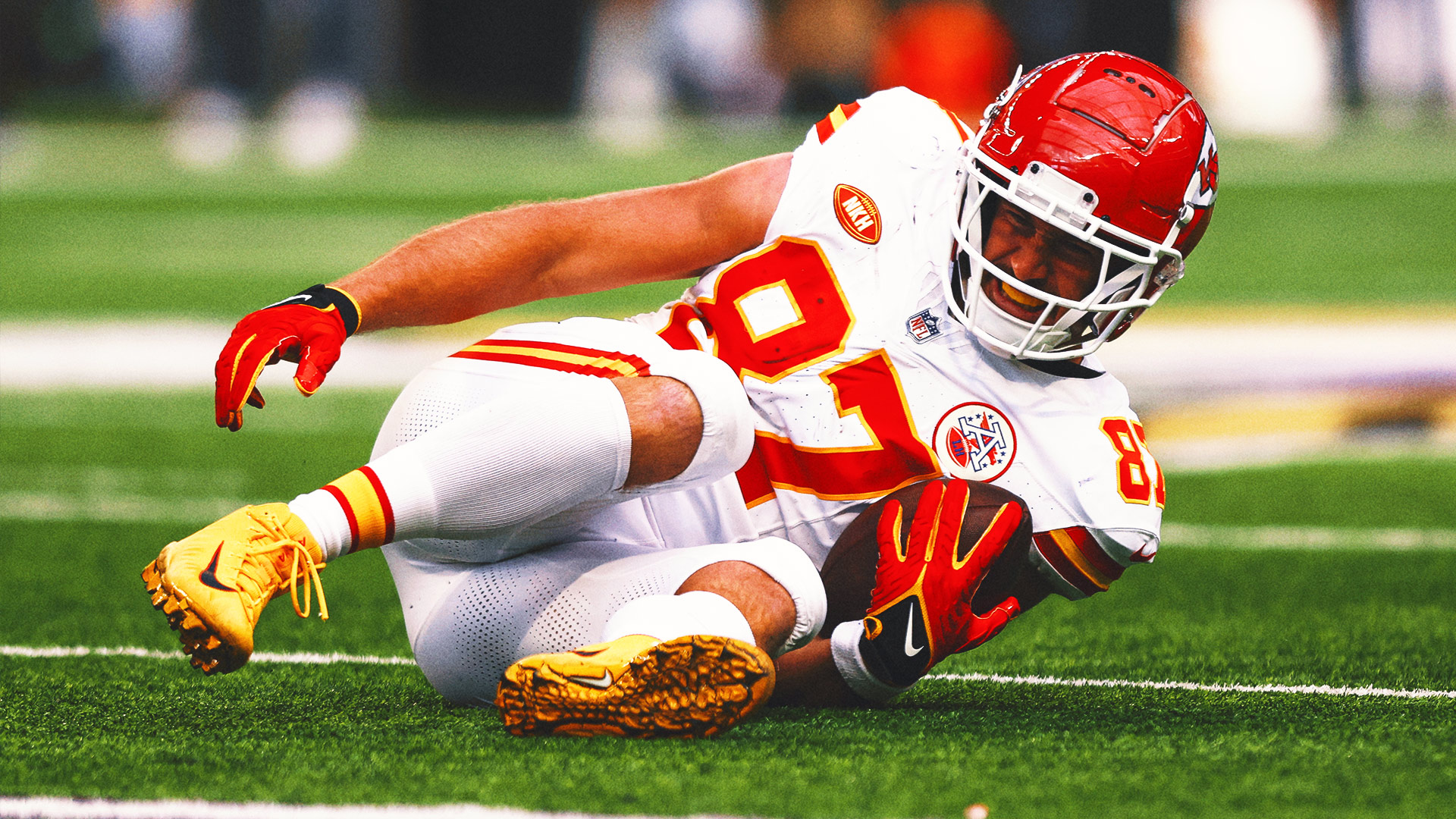 Chiefs keeping watchful eye on Travis Kelce's ankle with Broncos up Thursday night