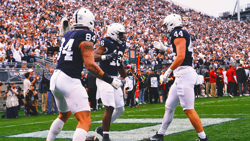 No. 10 Penn State gets late TD pass from Drew Allar, escapes Indiana, 33-24