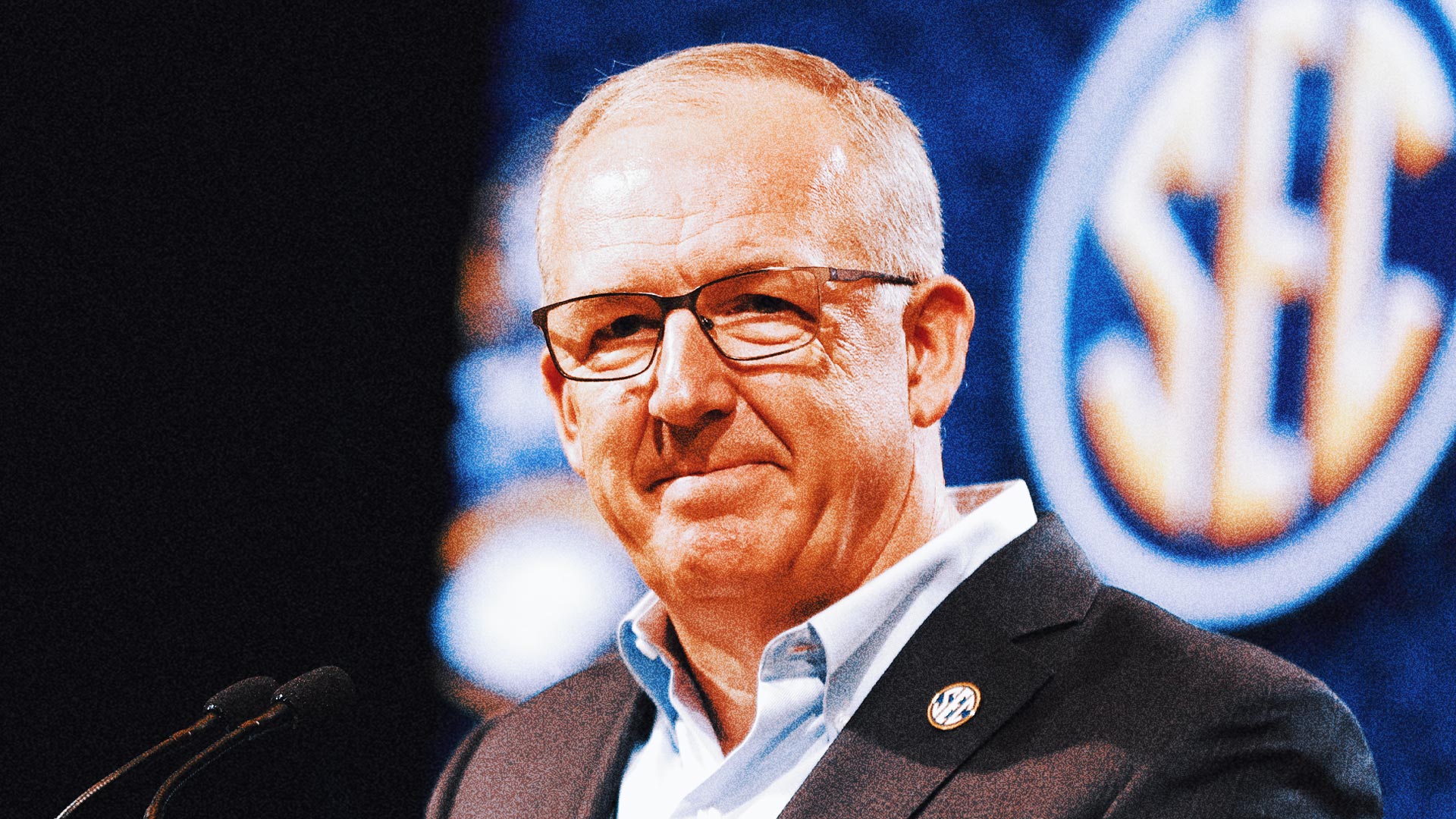 SEC commissioner Greg Sankey takes in his first Texas-Oklahoma game