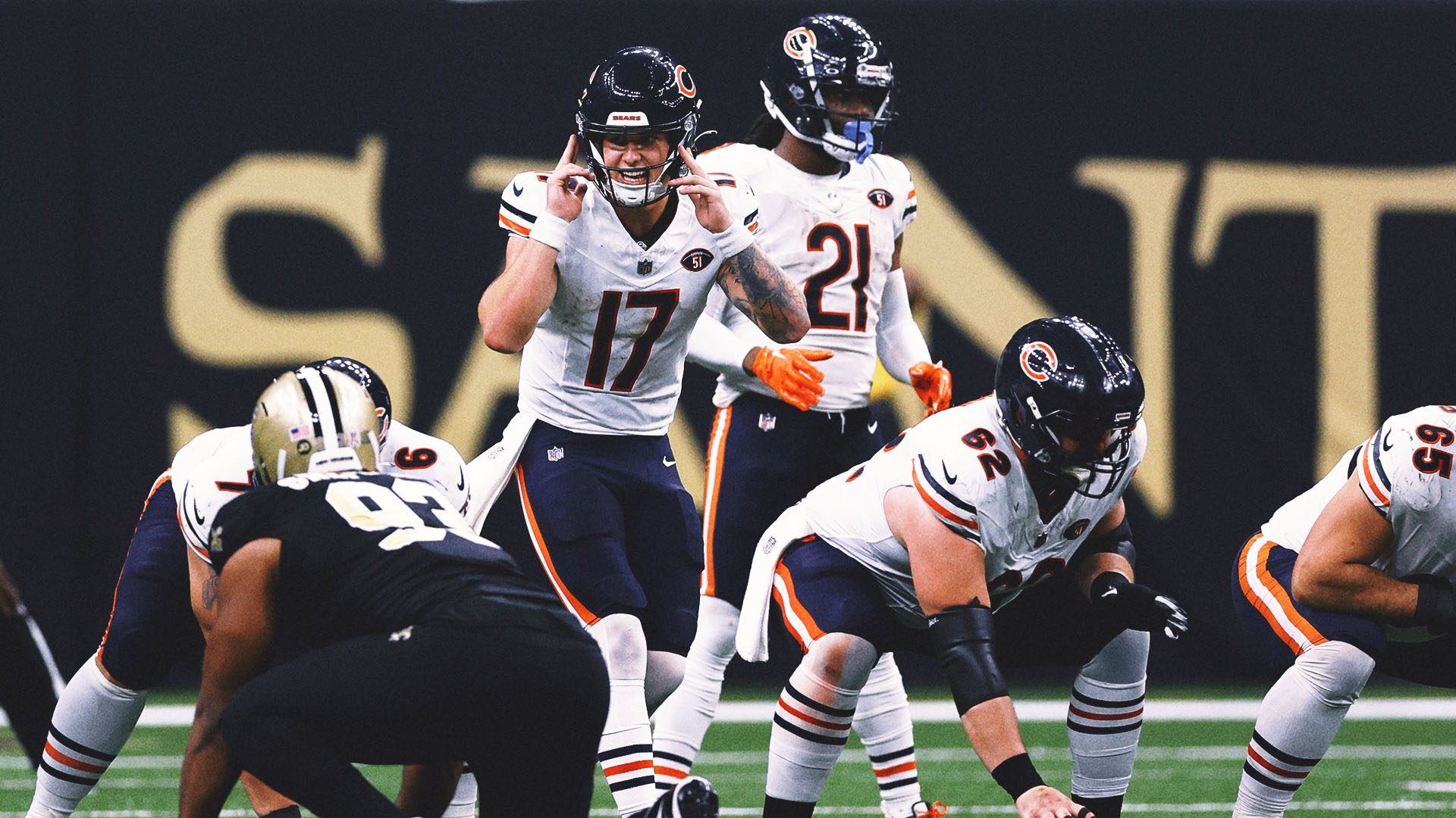 Bagent starts strong, but late breakdowns doom Bears in 24-17 loss to Saints