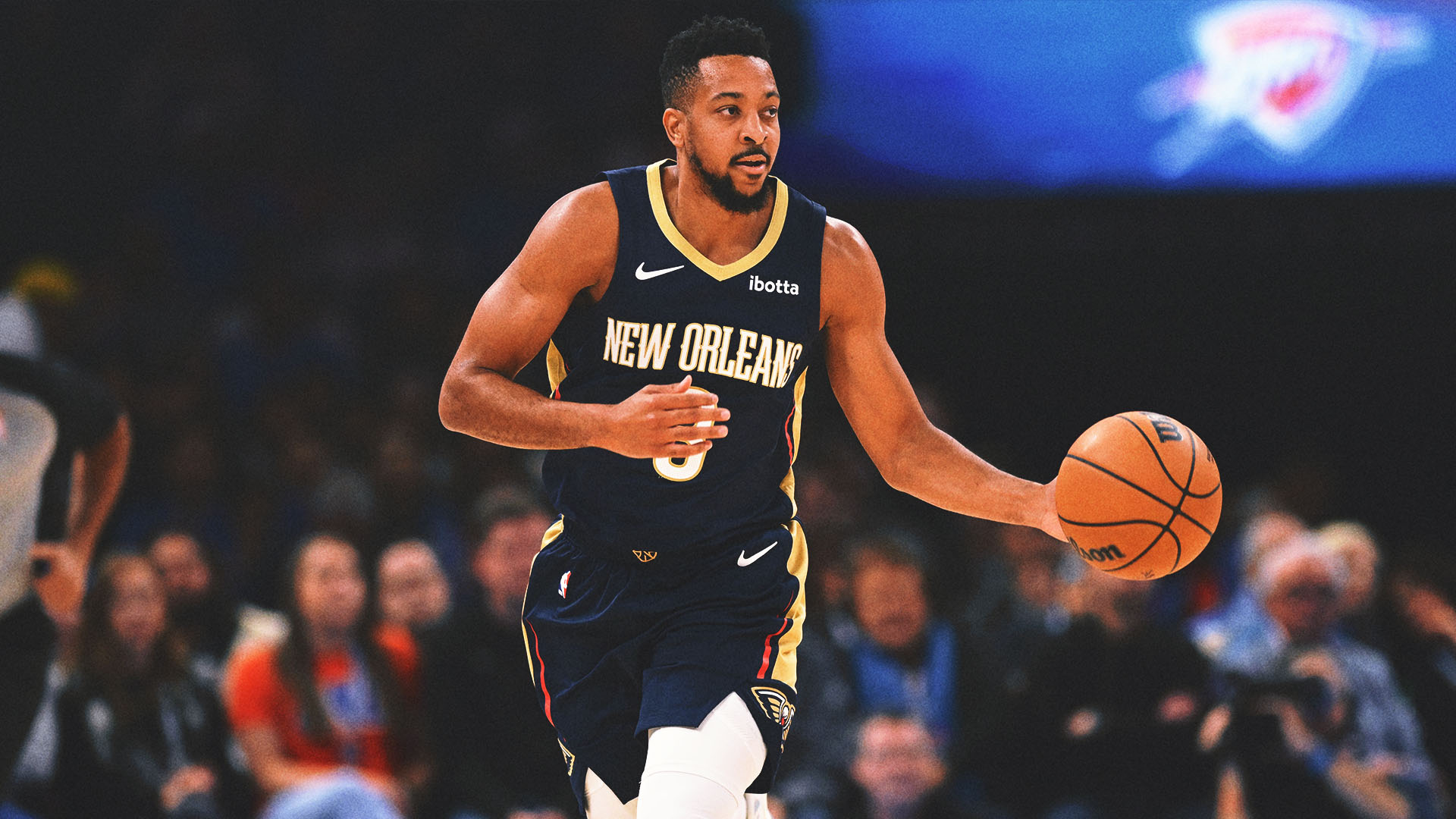 Pelicans' CJ McCollum diagnosed with partially collapsed lung