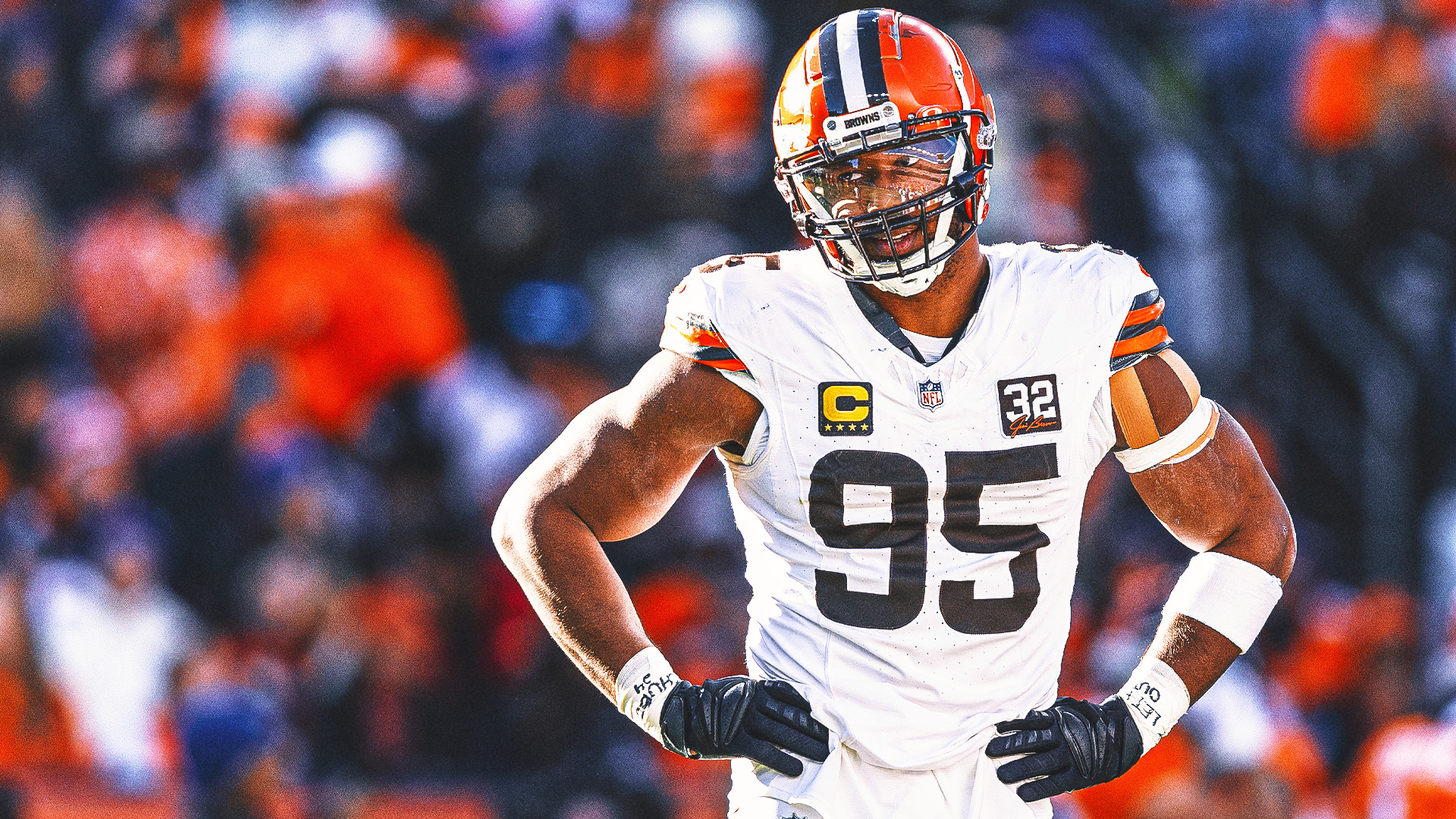 Browns star Myles Garrett requests trade after eight seasons