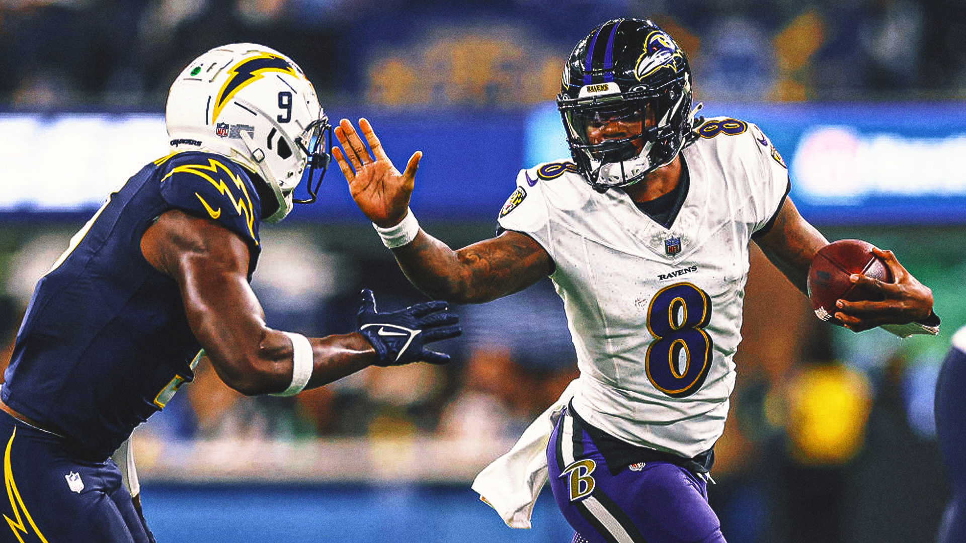 Lamar Jackson joins elite company, Ravens suffocate Chargers for tough road win