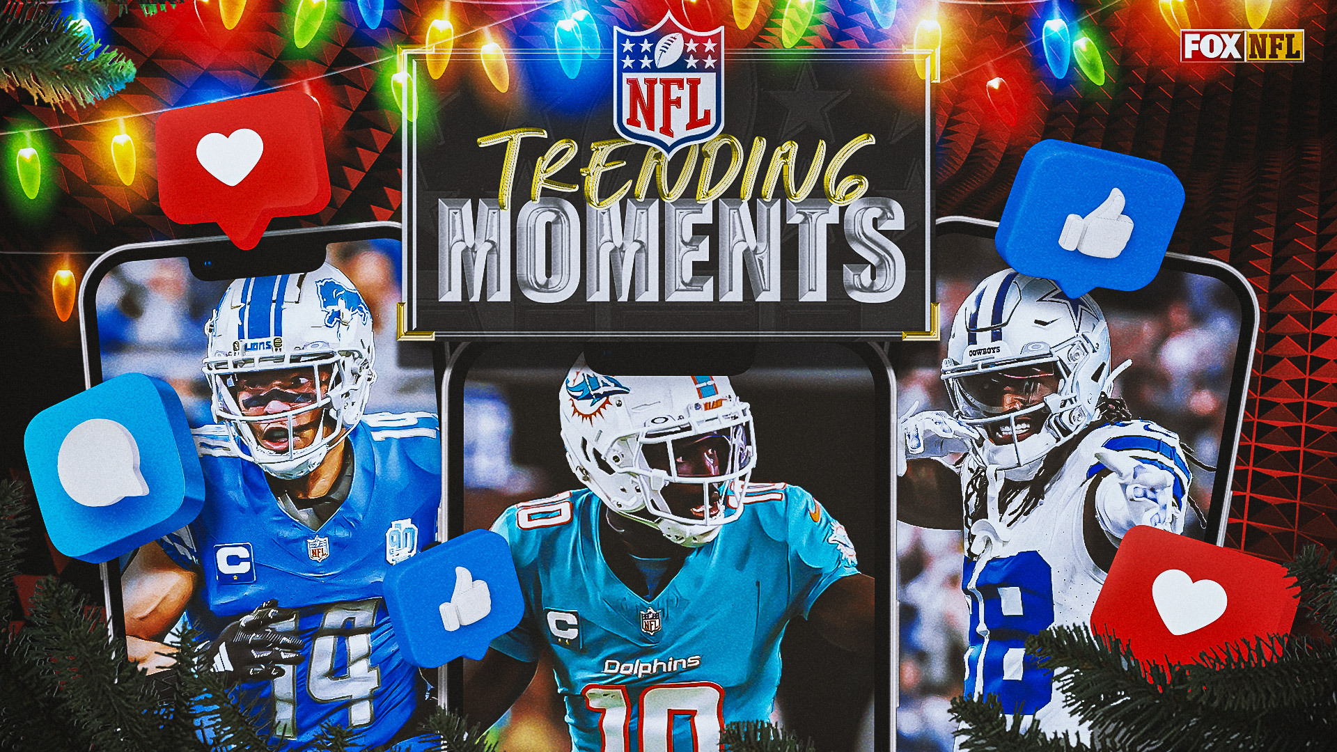 NFL Week 16 top viral moments: Reaction to Lions, Browns big days, Cowboys-Dolphins