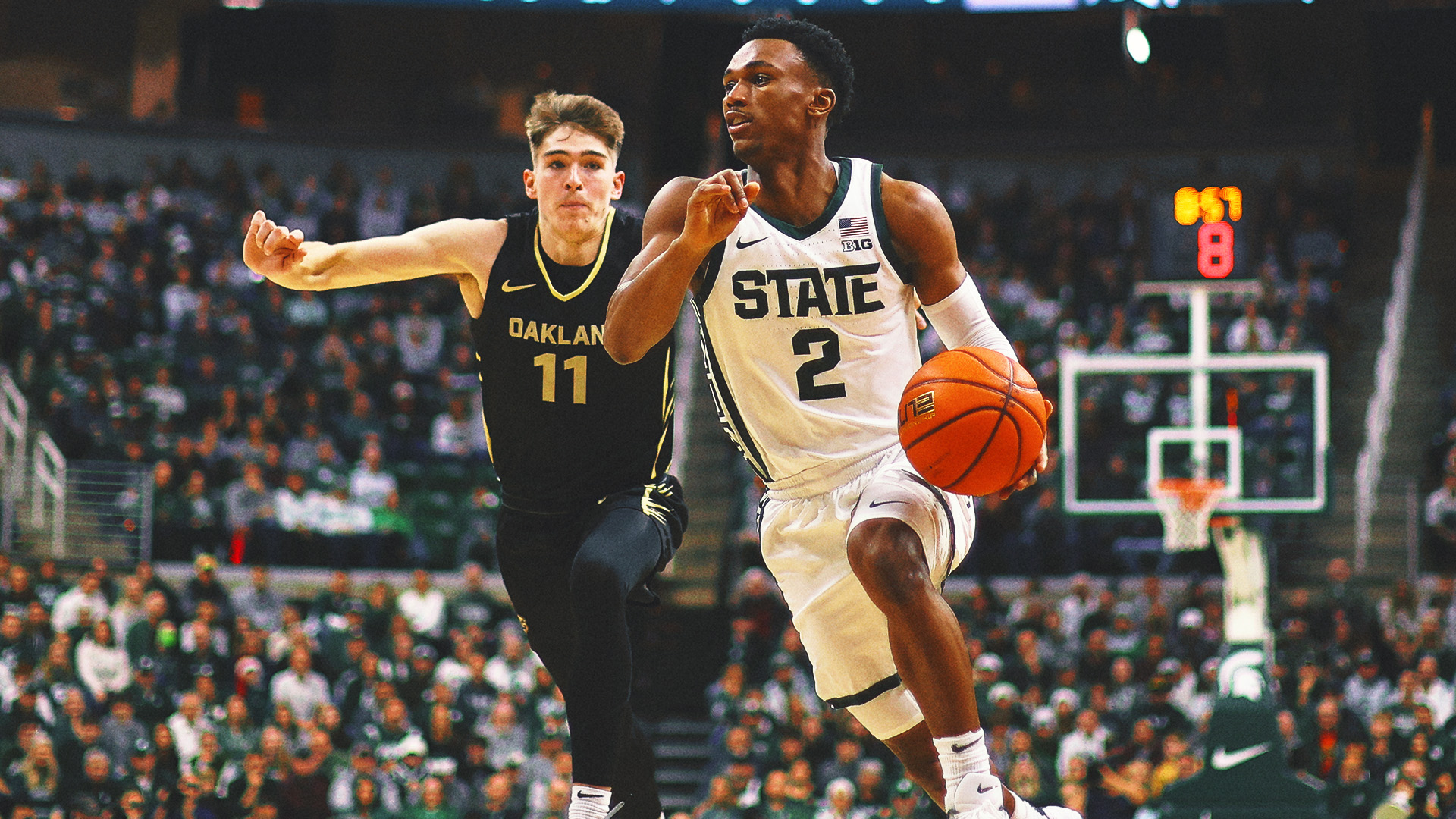 Tyson Walker tops 1,000 career points, Michigan State cruises past Oakland 79-62