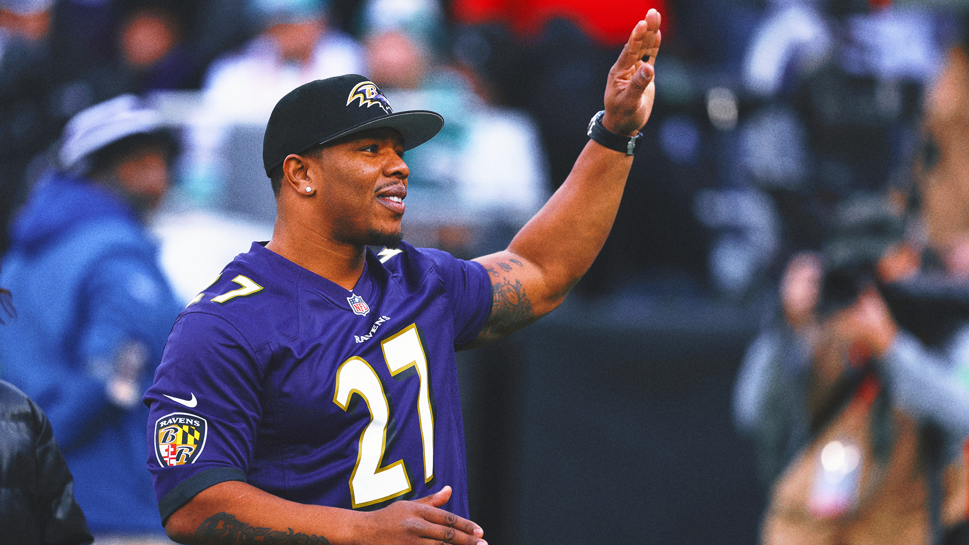 Ravens honor Ray Rice pregame nearly a decade after his career-ending arrest