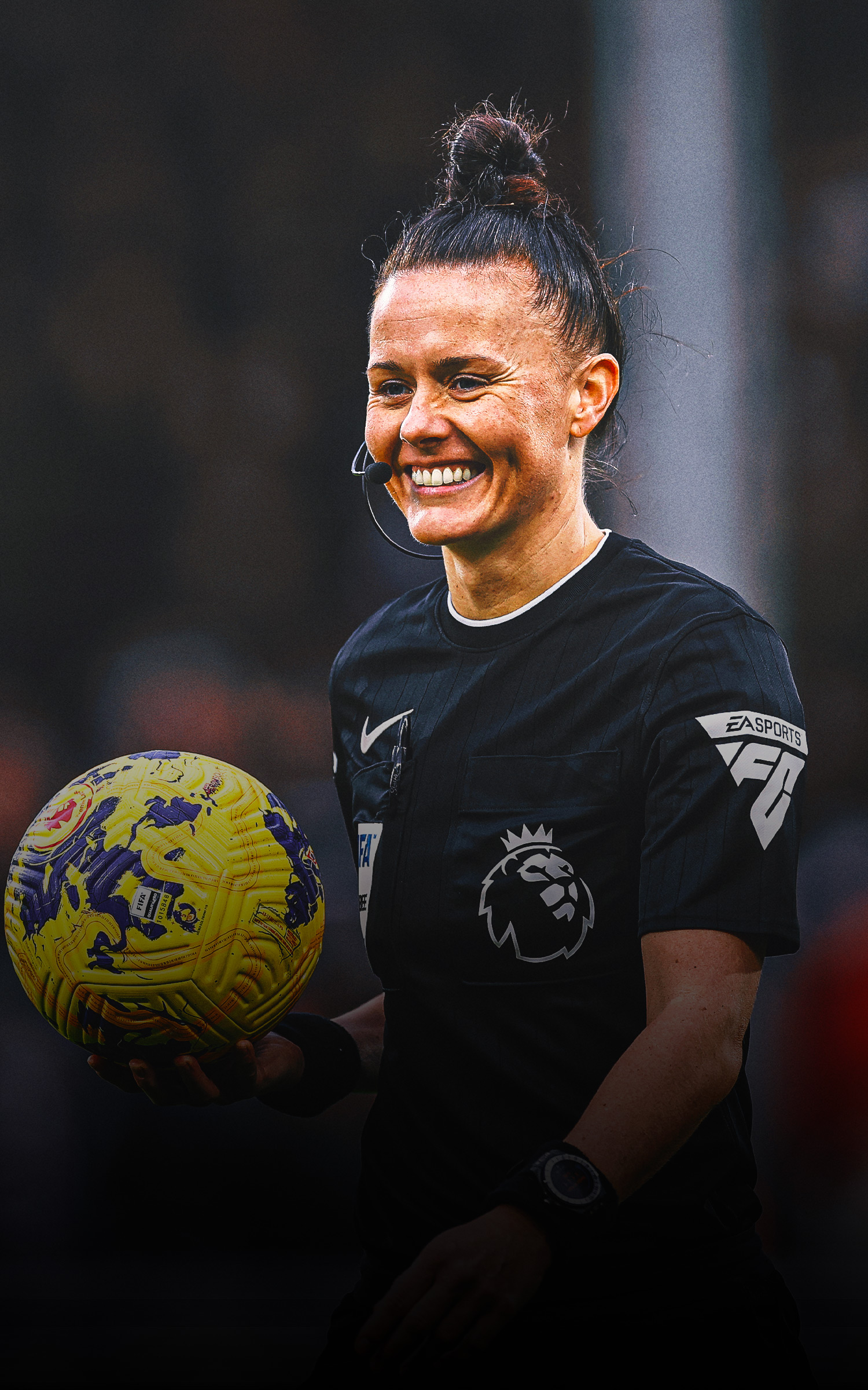 Premier League has its first female referee as Rebecca Welch handles  Fulham-Burnley | FOX Sports, image size:1500x2400