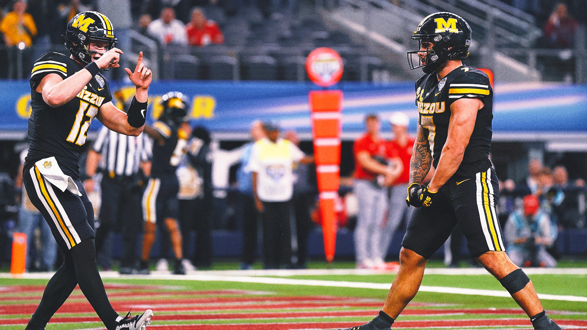 Cody Schrader runs for 128 yards and a TD as No. 9 Missouri beats No. 7 Ohio State 14-3 in Cotton Bowl