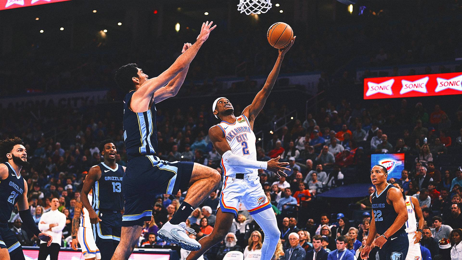 Shai Gilgeous-Alexander scores 30 in 3 quarters as Thunder roll past Grizzlies 116-97