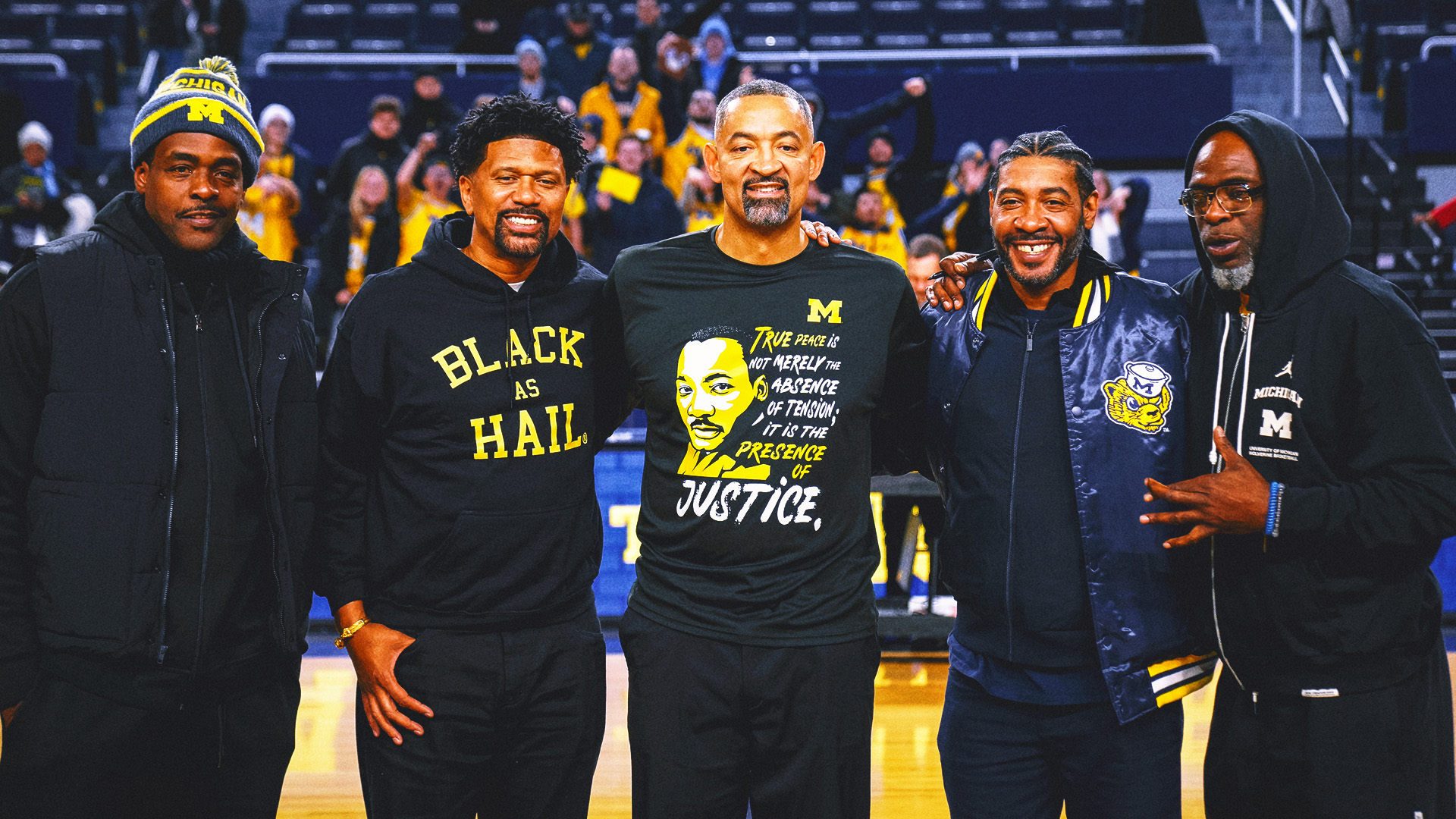 Michigan beats Ohio State, 73-65, in front of Fab Five as reunion goes viral