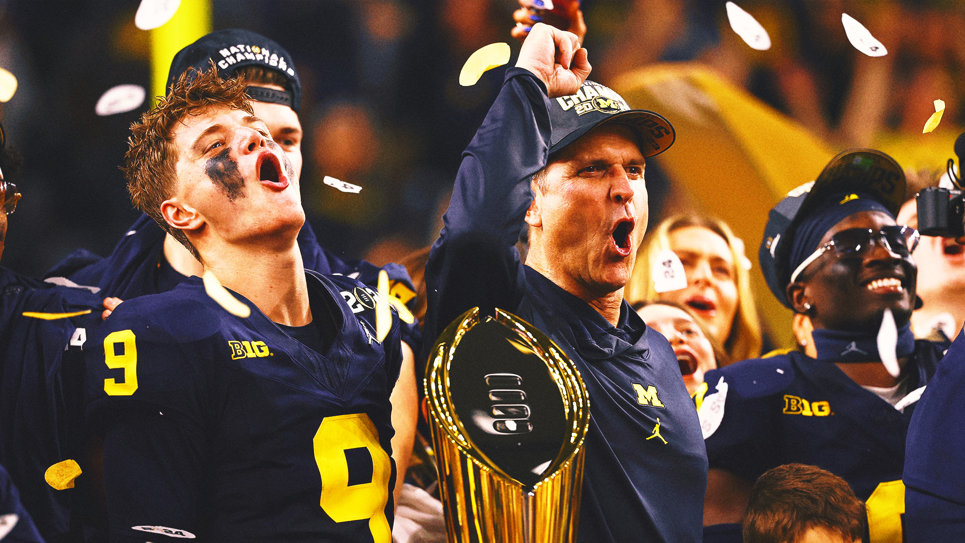 Michigan's repeat title hopes hang on decisions from Jim Harbaugh, star players