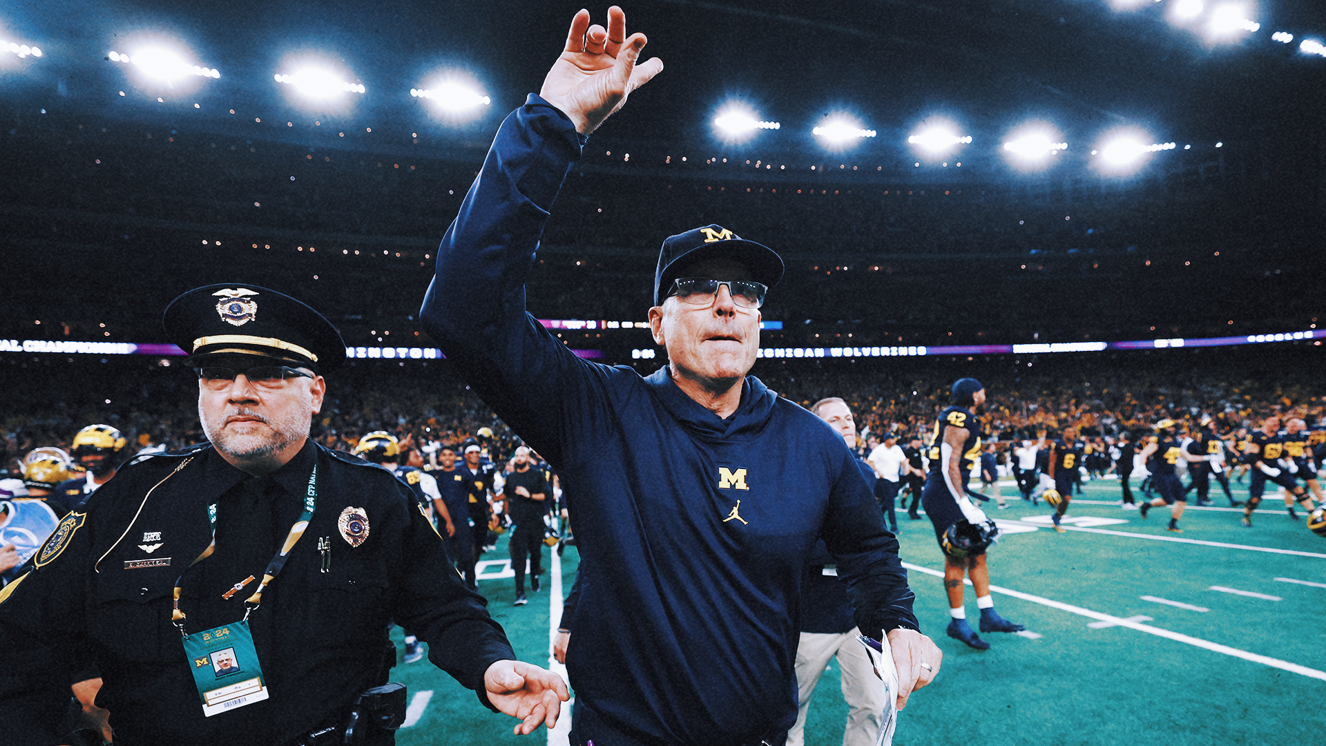 Jim Harbaugh not discussing coaching future yet: 'Definitely going to just enjoy this'