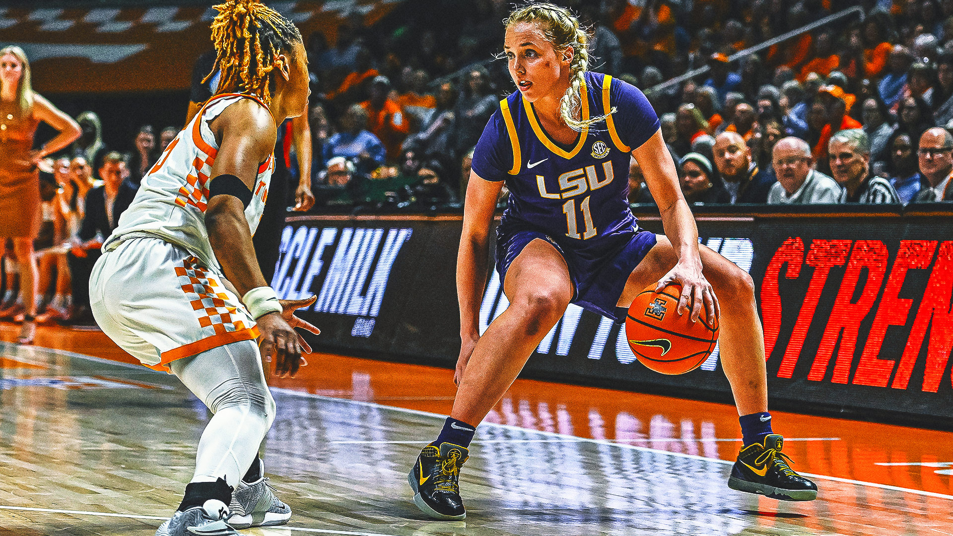 Hailey Van Lith scores 26, Angel Reese gets double-double in No. 13 LSU's win over Tennessee