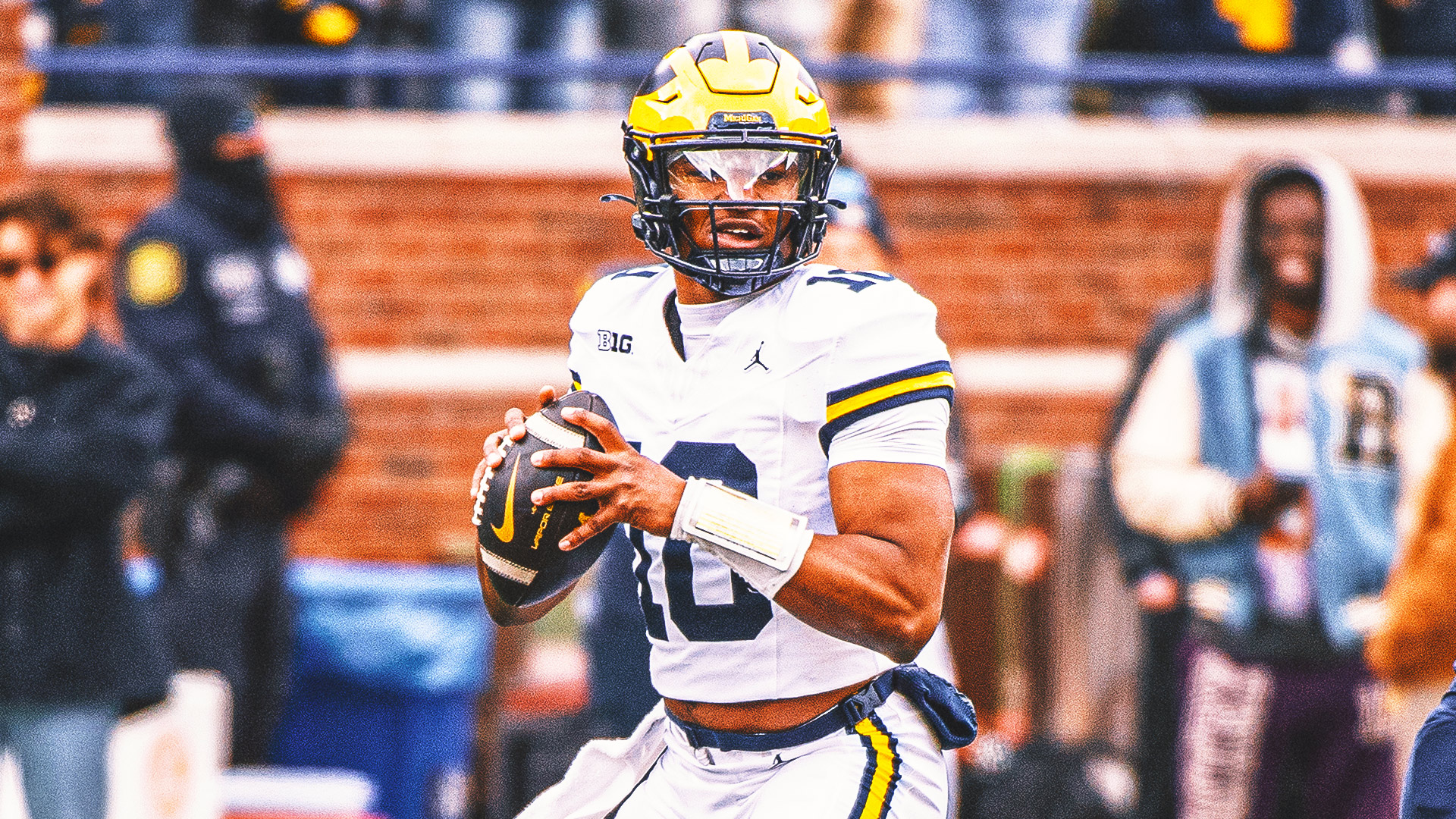 Michigan’s Alex Orji embodies demeanor of starting QB; will it translate to wins?