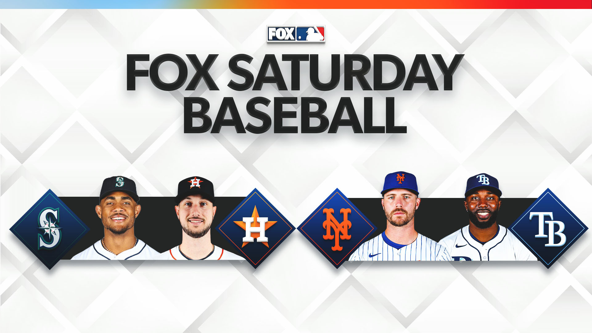 Everything to know about FOX Saturday Baseball: Mariners-Astros, Mets-Rays