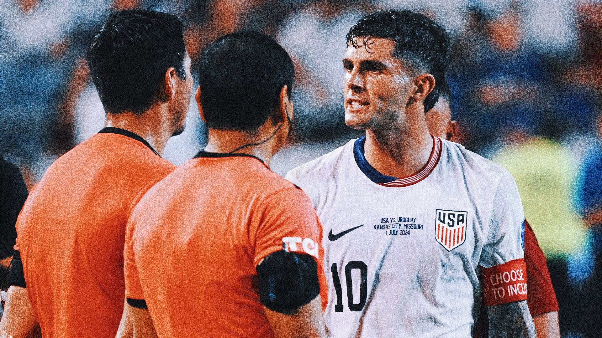 Head referee for USA-Uruguay snubs handshake from Christian Pulisic