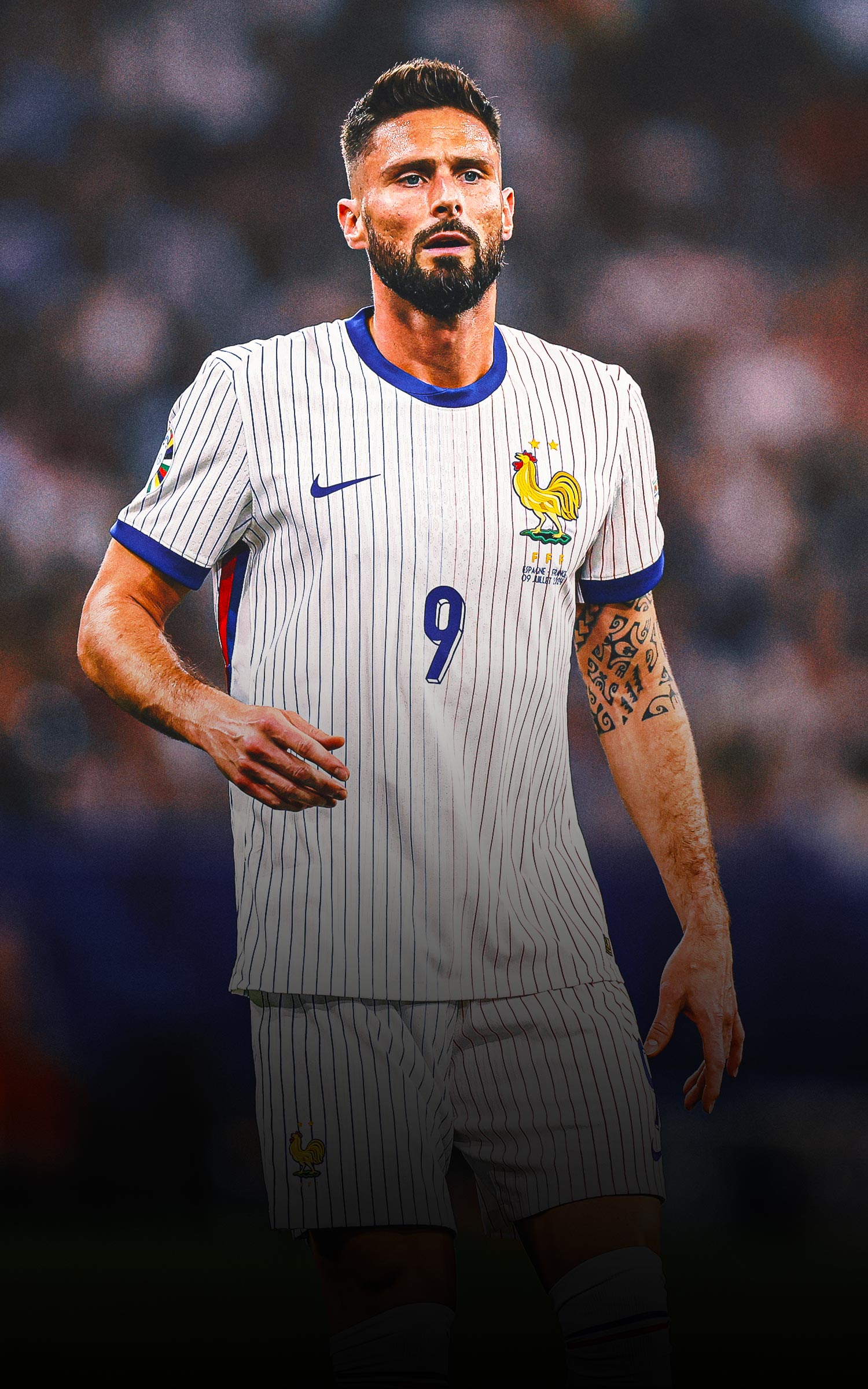 Olivier Giroud Sticker Panini Football Au plus près des Bleus