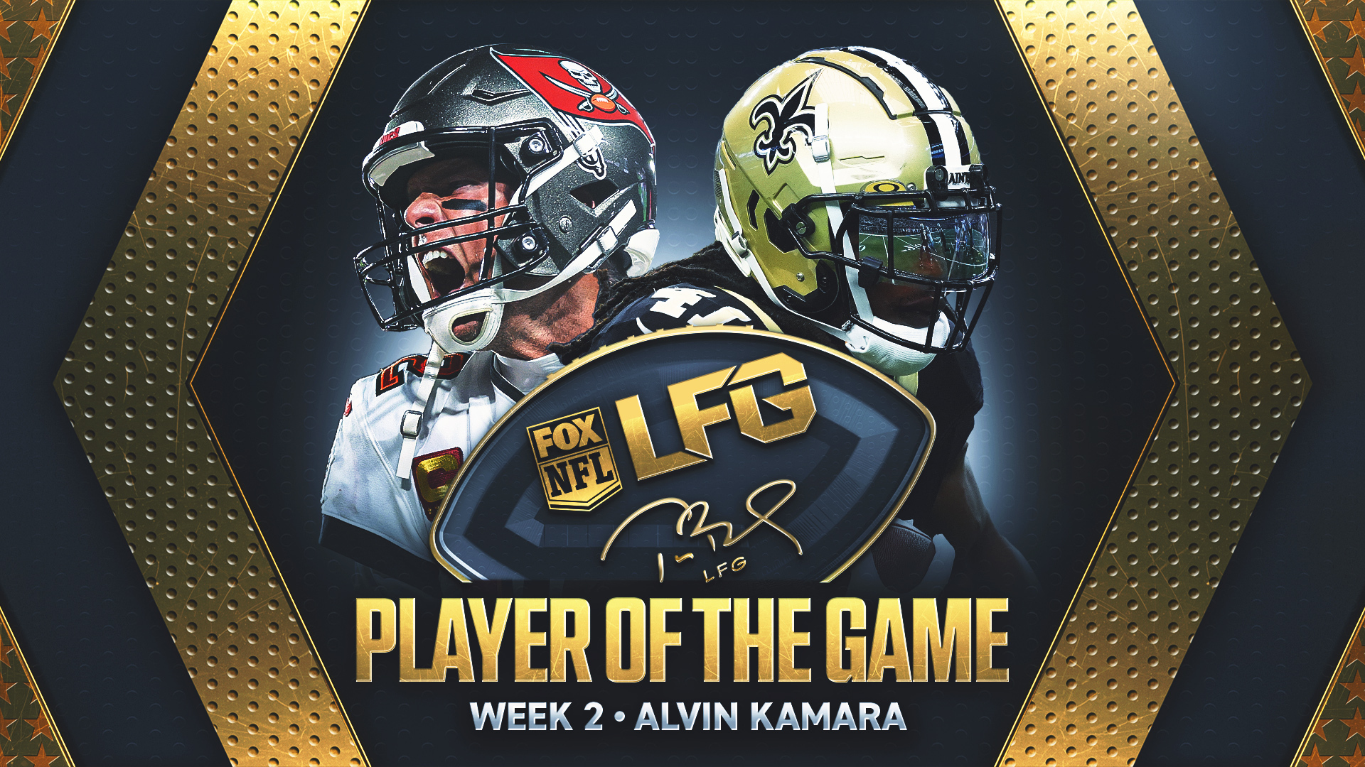 Tom Brady’s LFG Player of the Game for Week 2: Saints RB Alvin Kamara