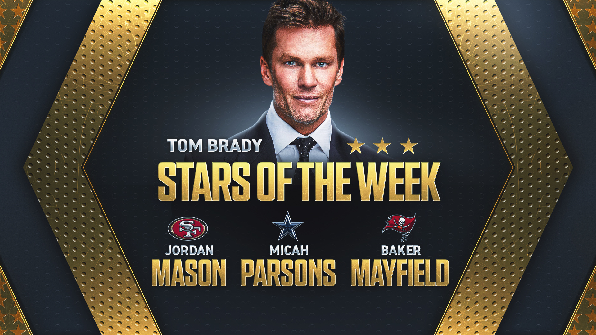 Tom Brady's 3 Stars of Week 1, including Bucs' Baker Mayfield