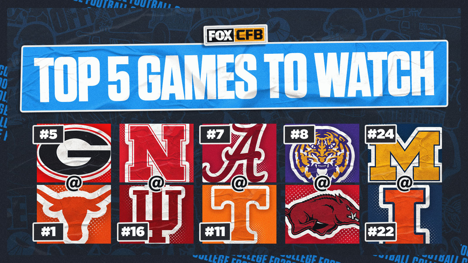 College football Week 8 preview: Five best games to watch this weekend