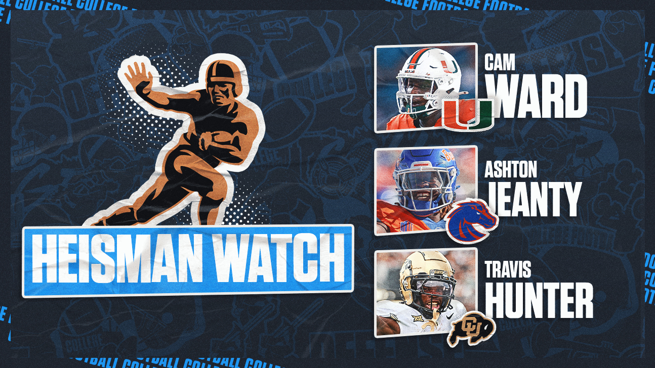 2024 Heisman Watch: Cam Ward tops leaderboard, Travis Hunter on the rise