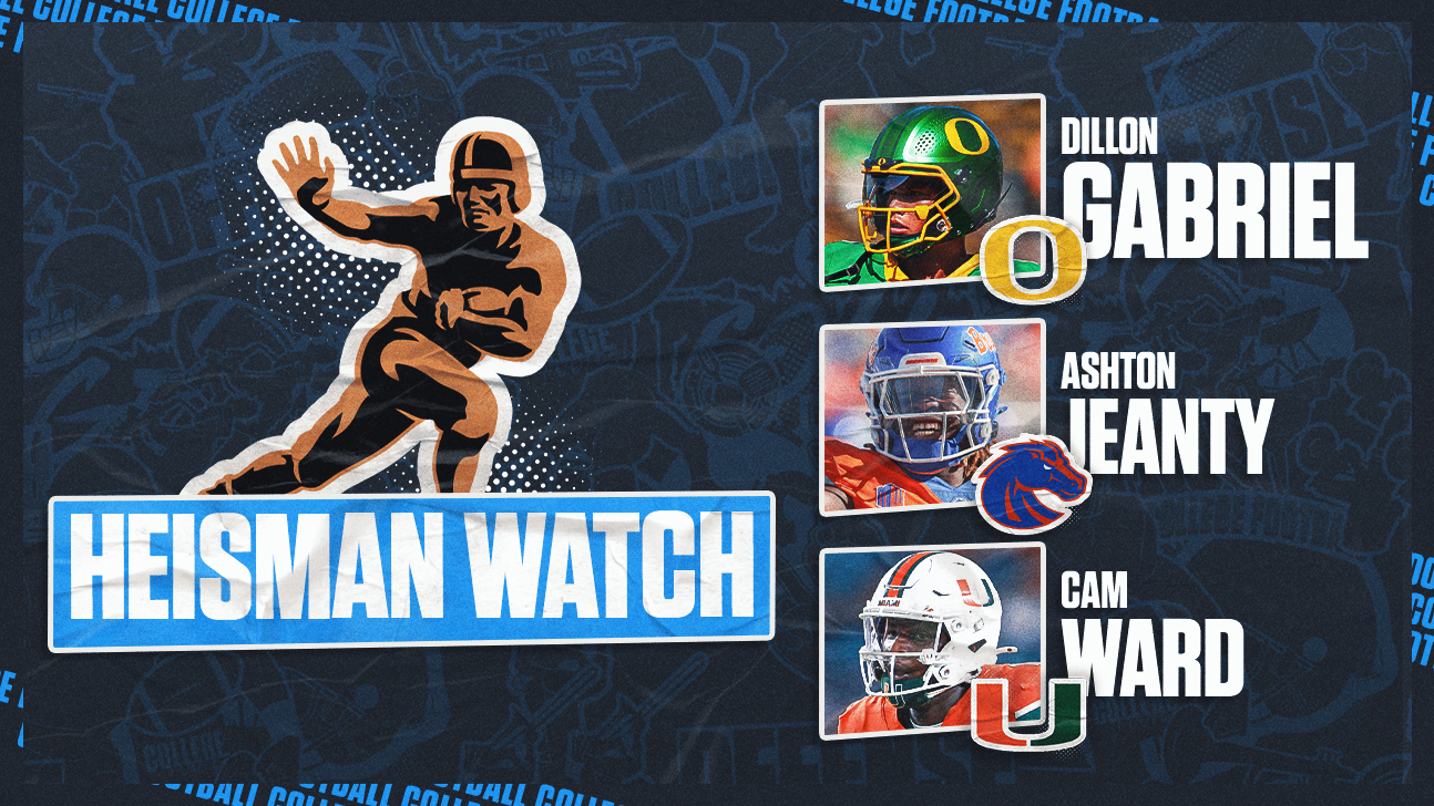 2024 Heisman Watch: Ashton Jeanty remains on top, Cam Ward makes big leap